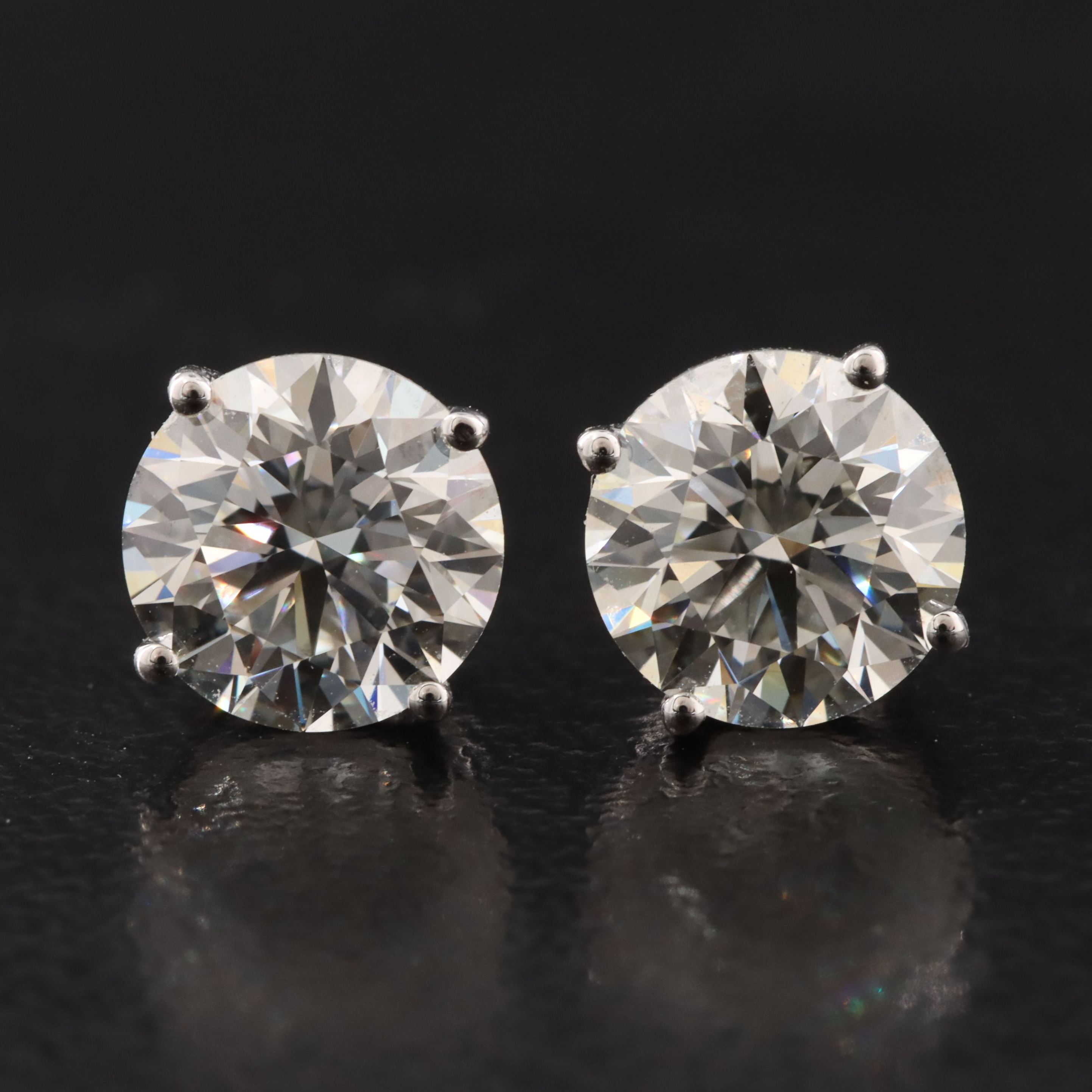 14K 2.00 CTW Lab Grown Diamond Stud Earrings