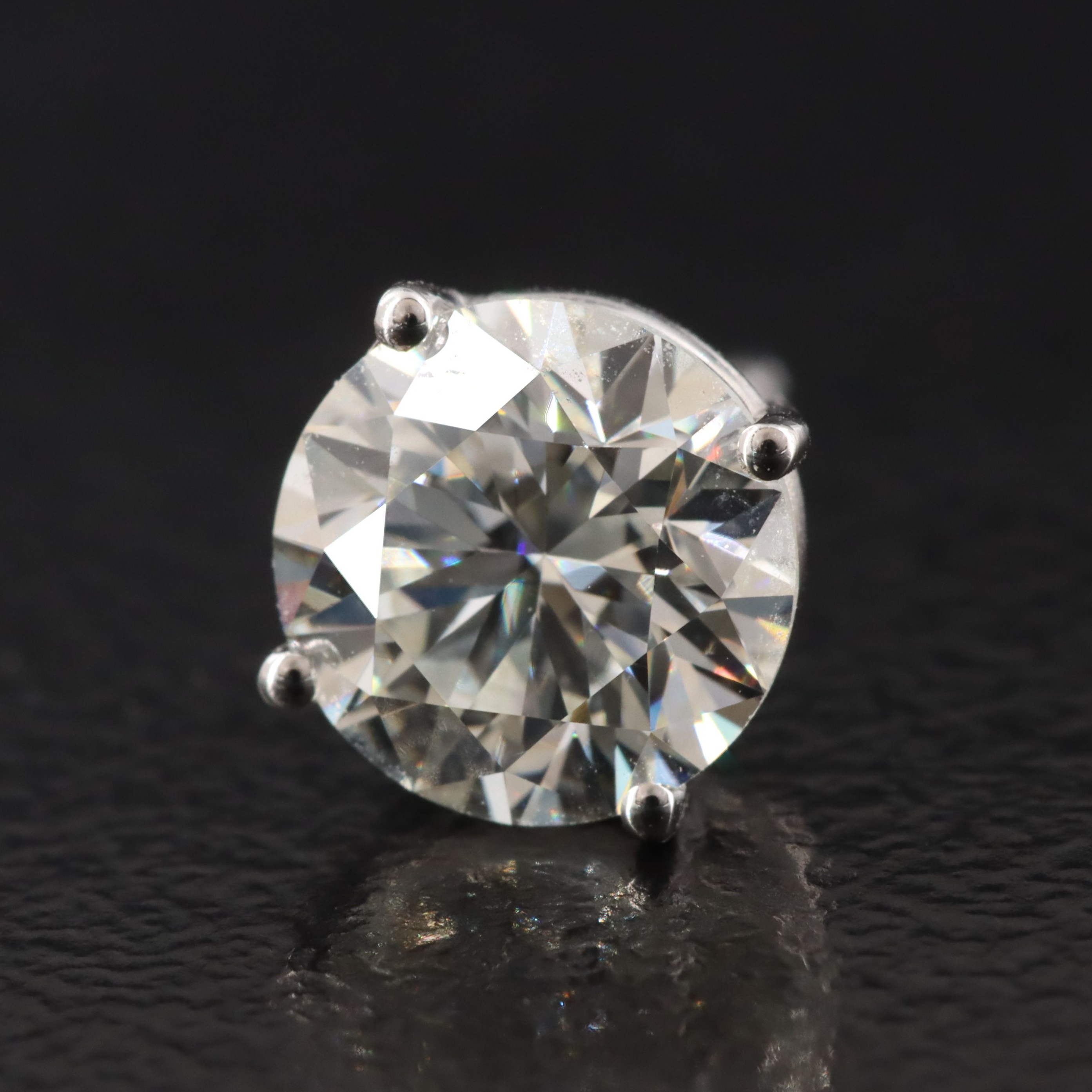 14K 2.00 CTW Lab Grown Diamond Stud Earrings