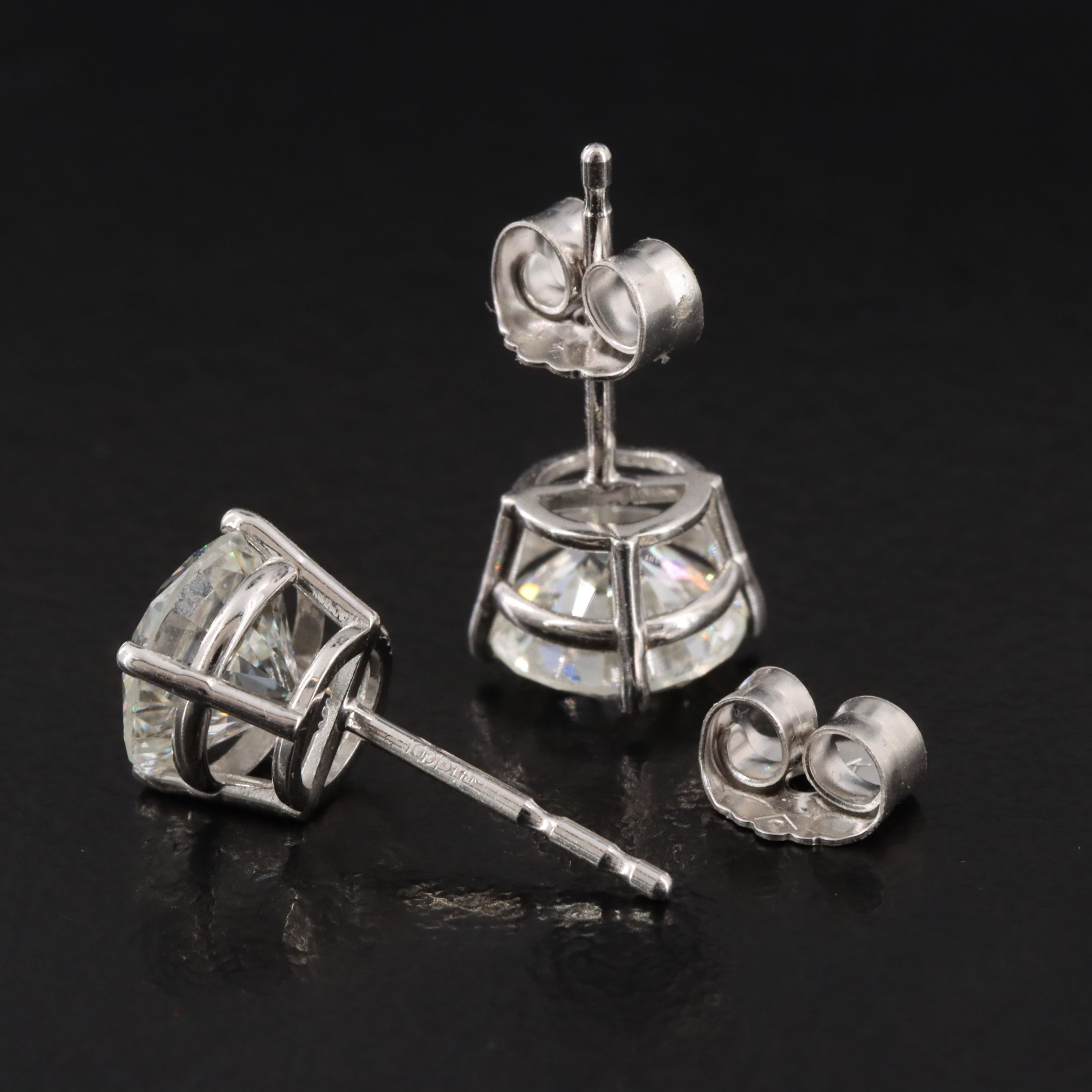 14K 2.00 CTW Lab Grown Diamond Stud Earrings