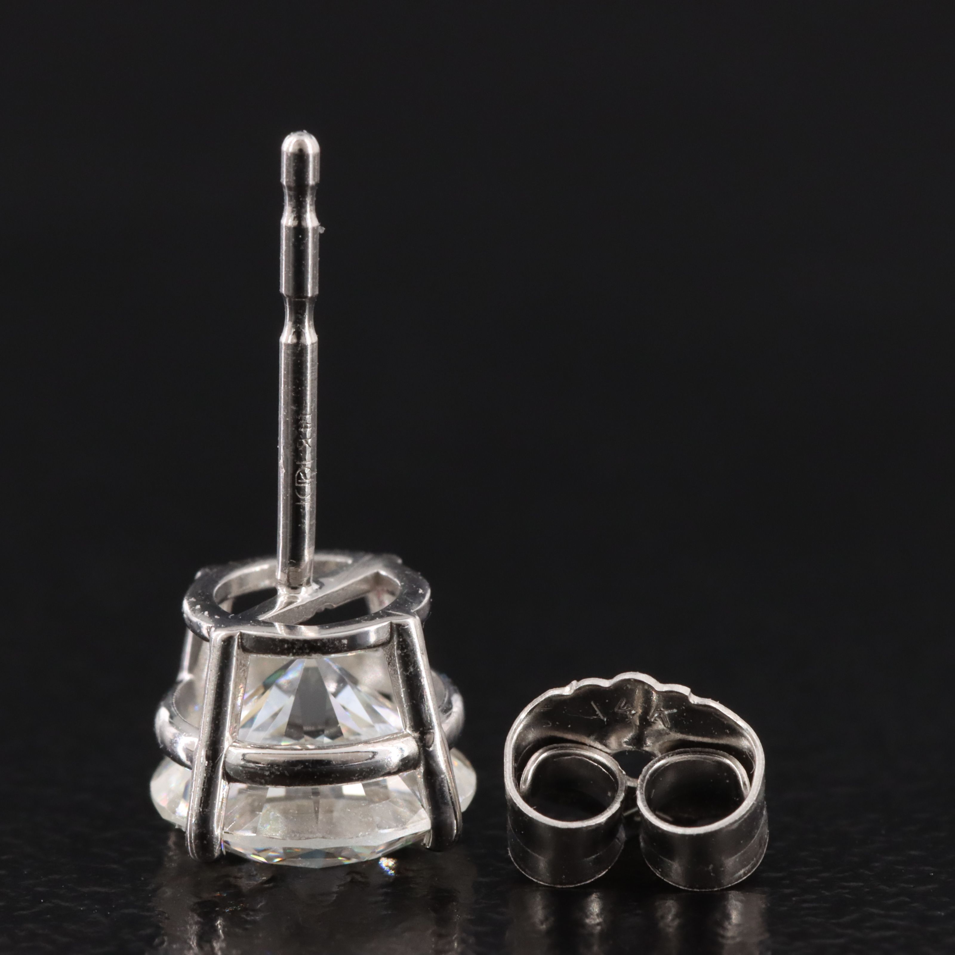 14K 2.00 CTW Lab Grown Diamond Stud Earrings