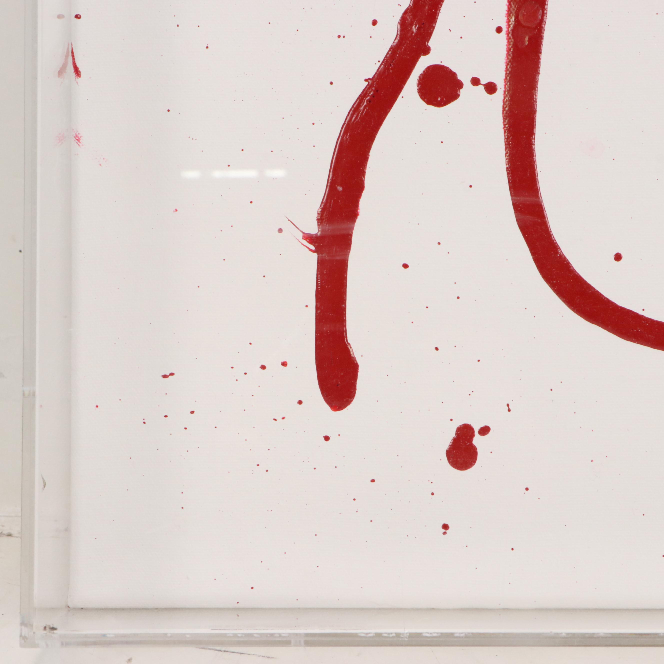 Nadine Kalachnikoff Butterfly Motif Mixed Media Composition, 2013