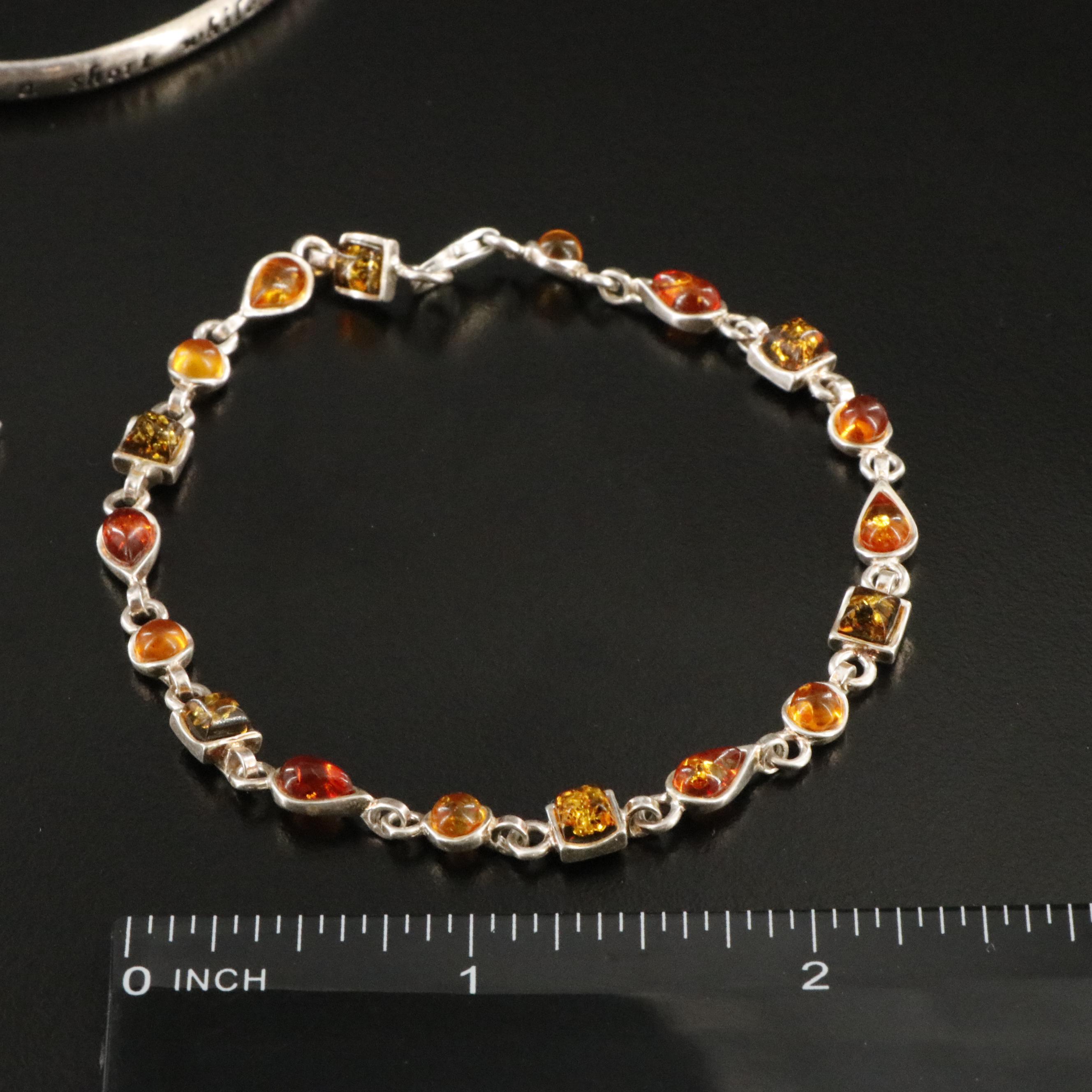 Sterling and Amber Featured in Bracelet Collection