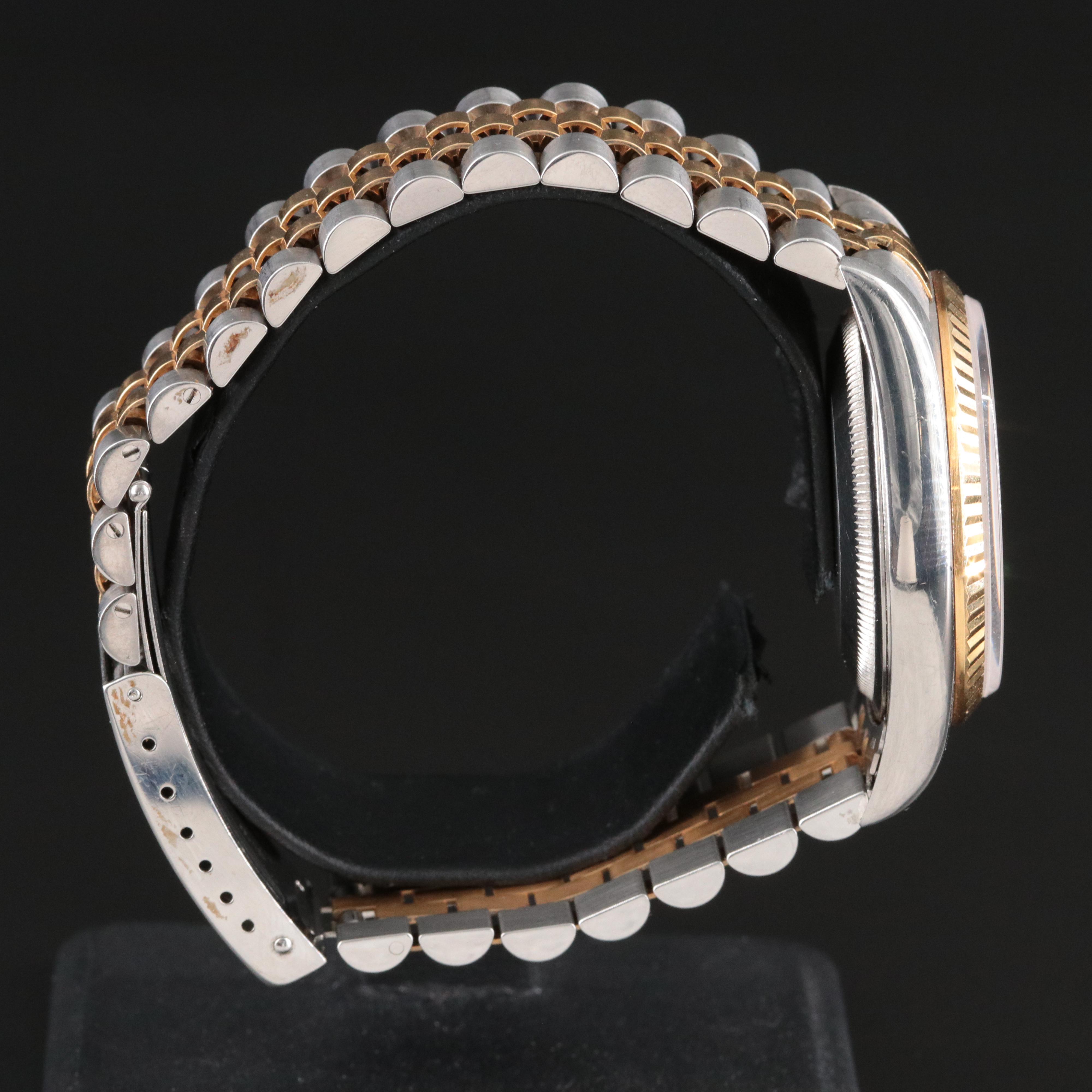 1997-98 Rolex Blue Dial Two Tone Datejust Watch