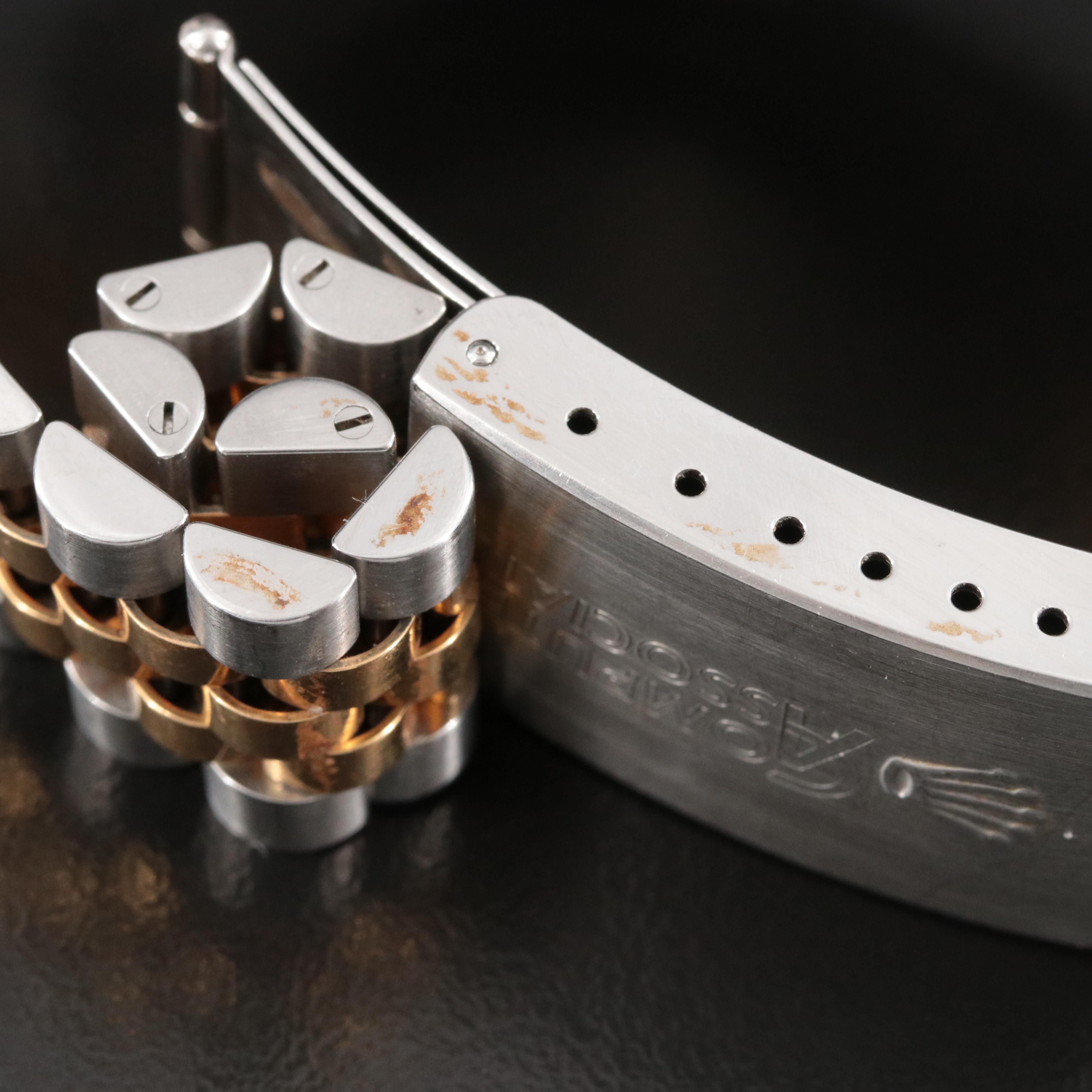 1997-98 Rolex Blue Dial Two Tone Datejust Watch