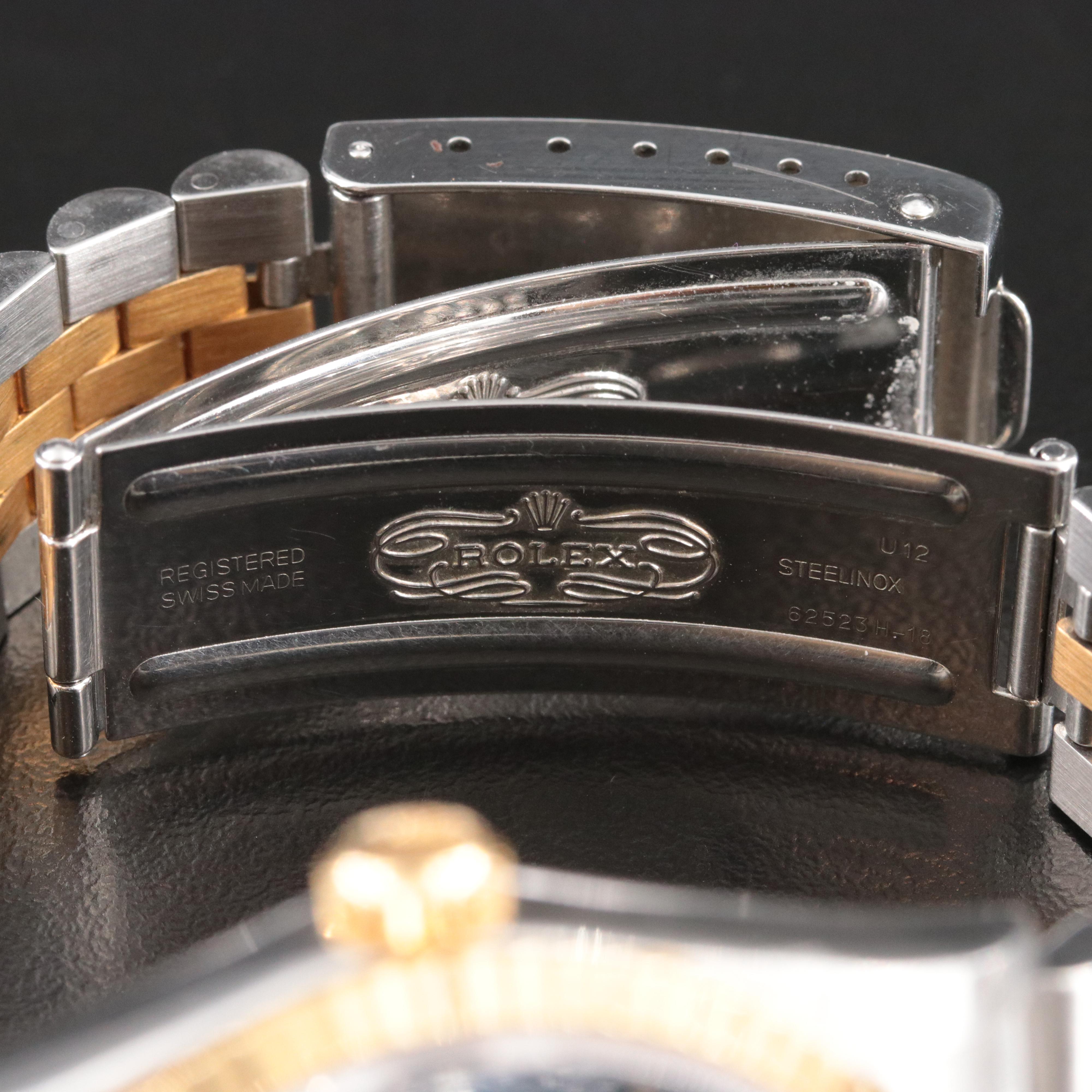 1997-98 Rolex Blue Dial Two Tone Datejust Watch