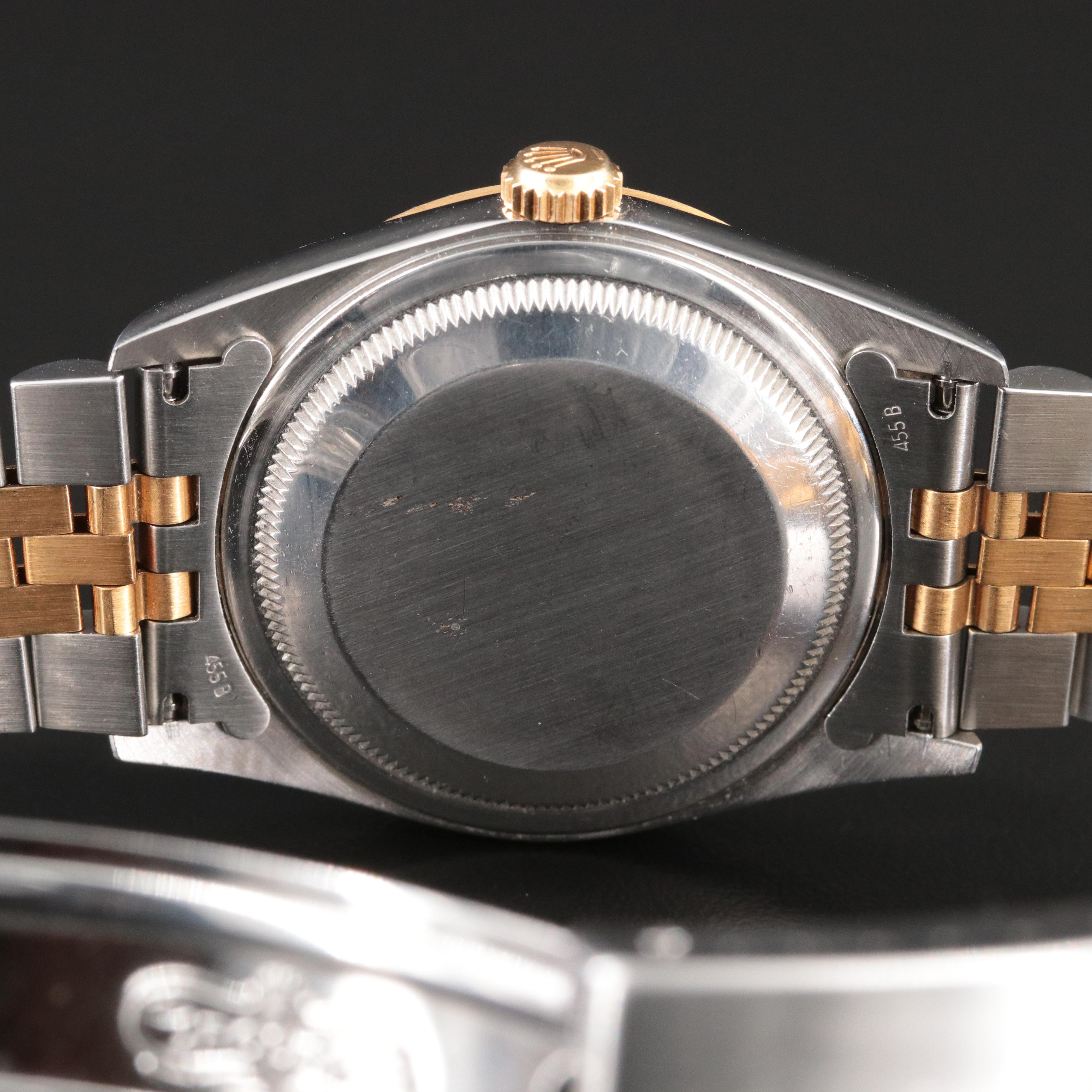 1997-98 Rolex Blue Dial Two Tone Datejust Watch