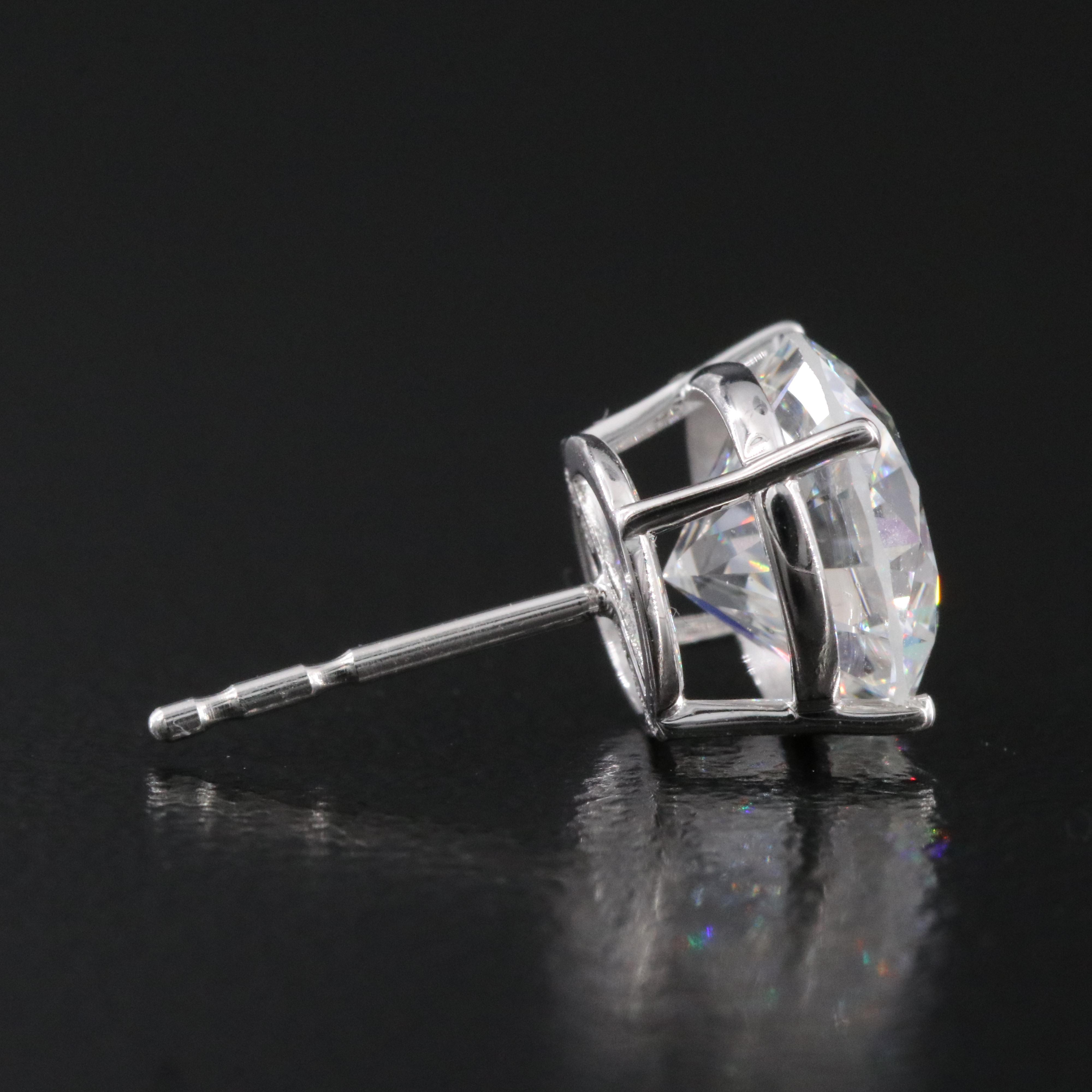 14K 4.00 CTW Lab Grown Diamond Stud Earrings