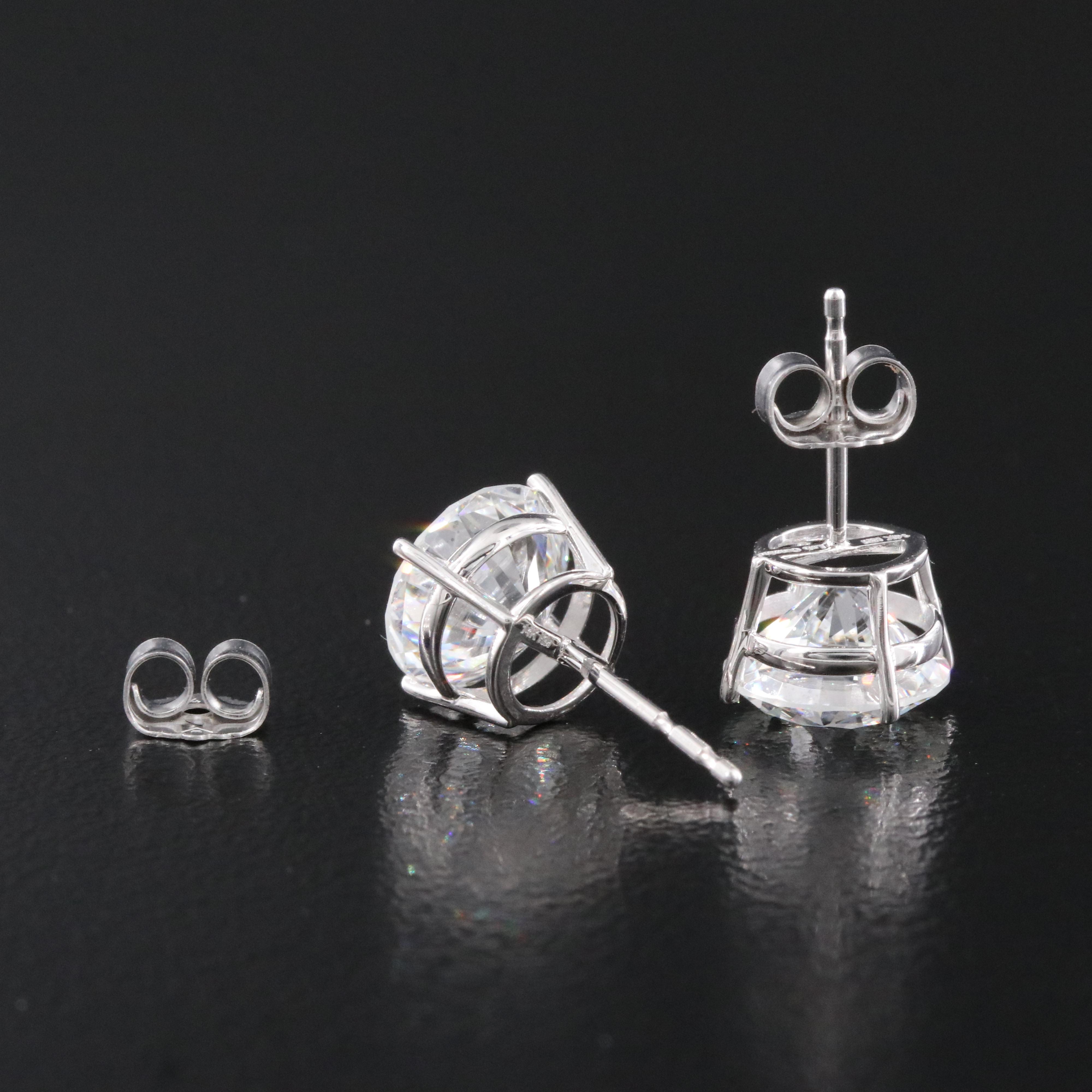 14K 4.00 CTW Lab Grown Diamond Stud Earrings
