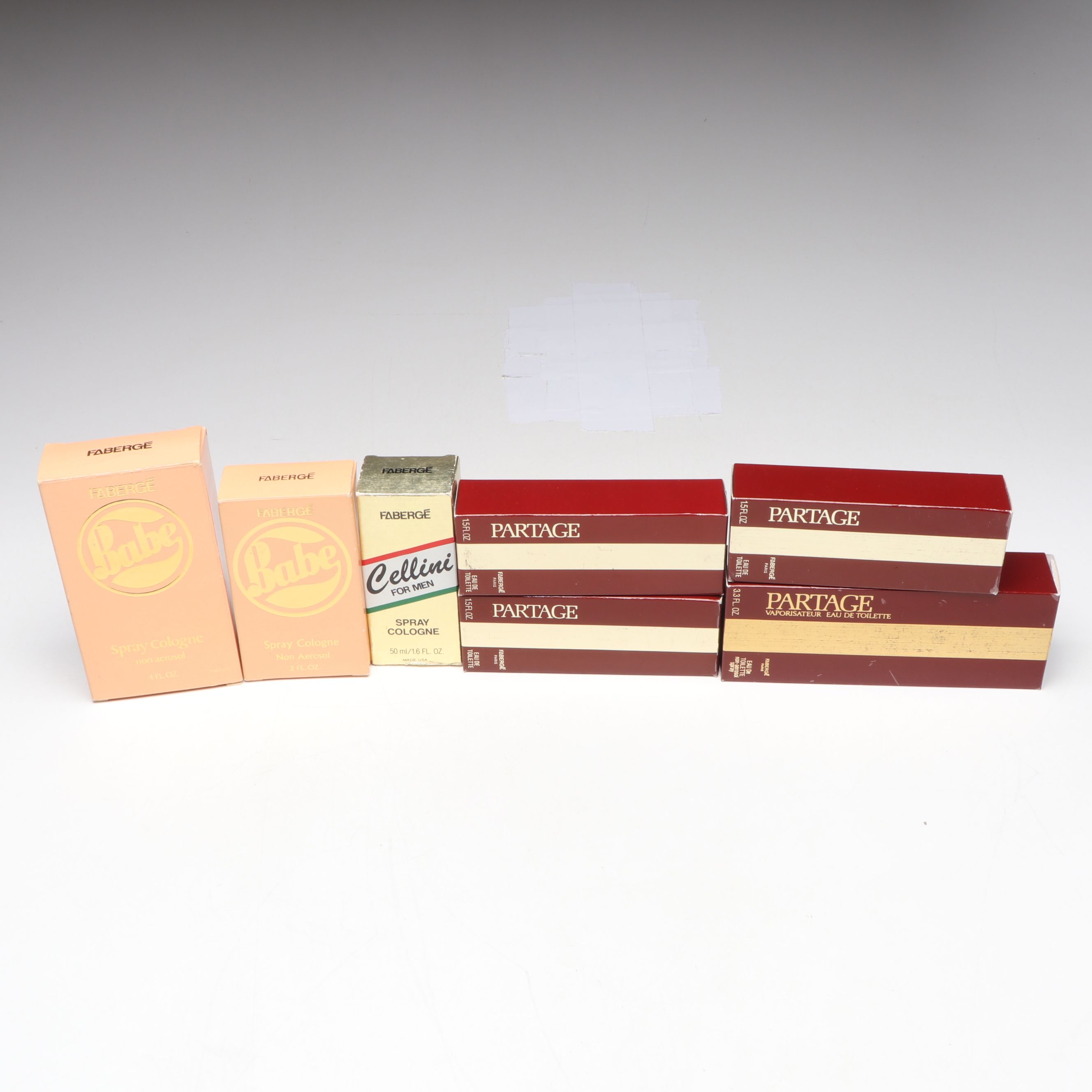 Fabergé Partage, Babe, Cavale and More Glass Perfume Bottles