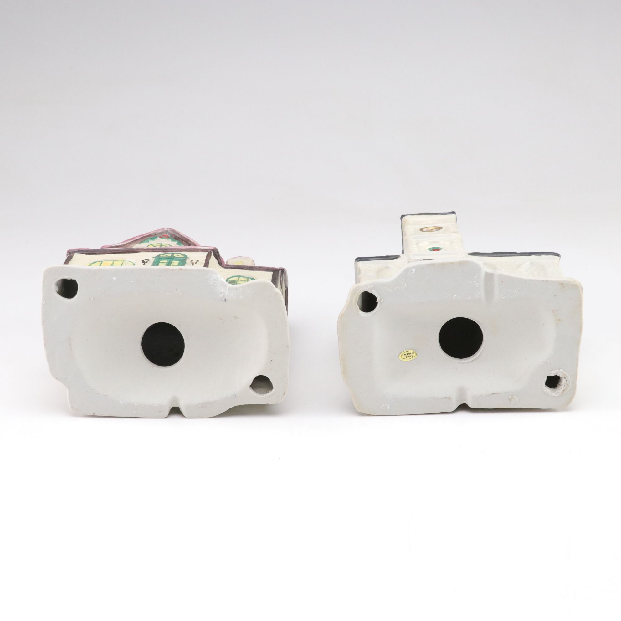 Yuletide Traditions Porcelain Lighted Houses for Christmas Village