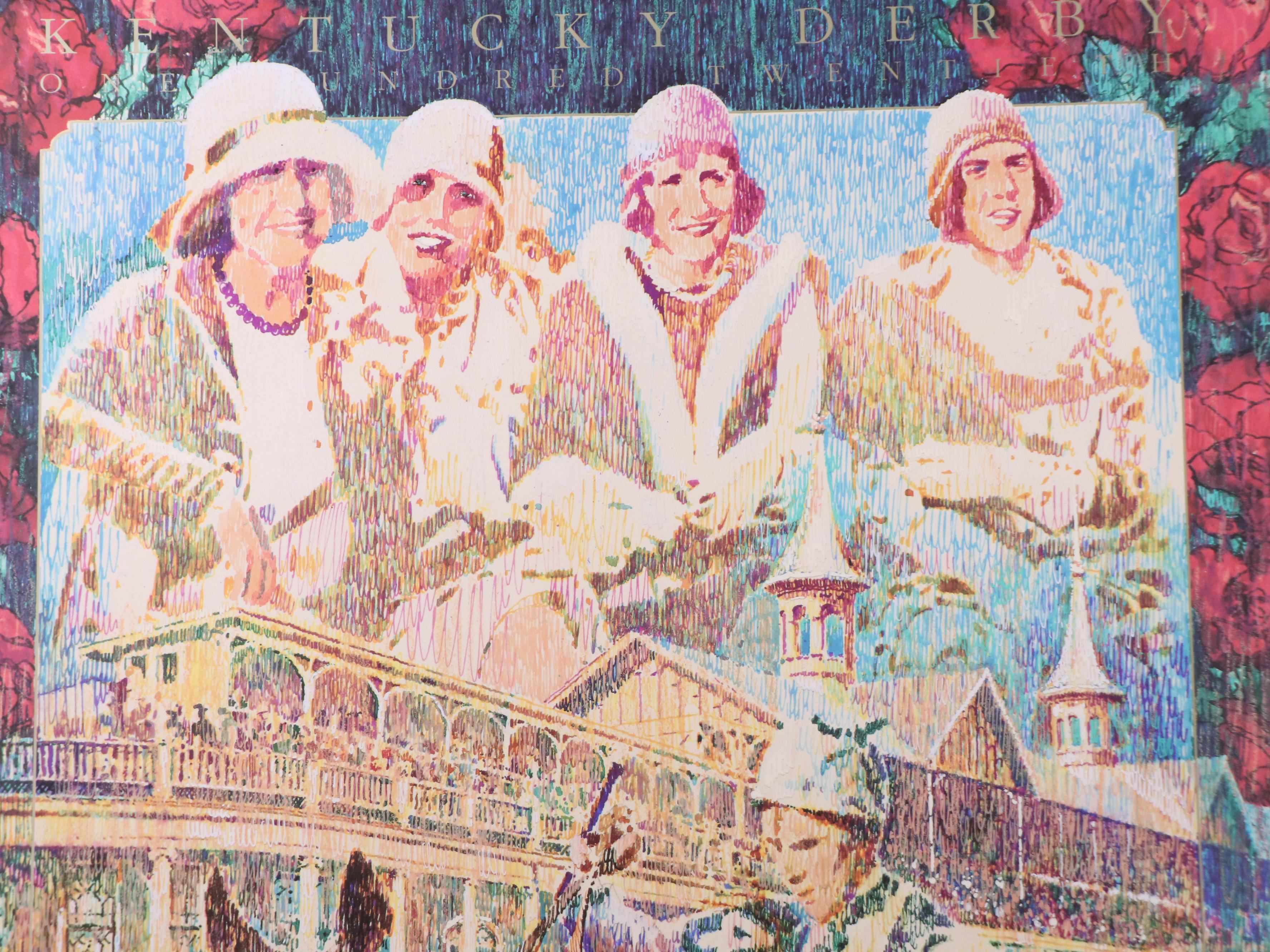 F. Steiner Offset Lithograph of Schönbrunn Palace and Other Prints