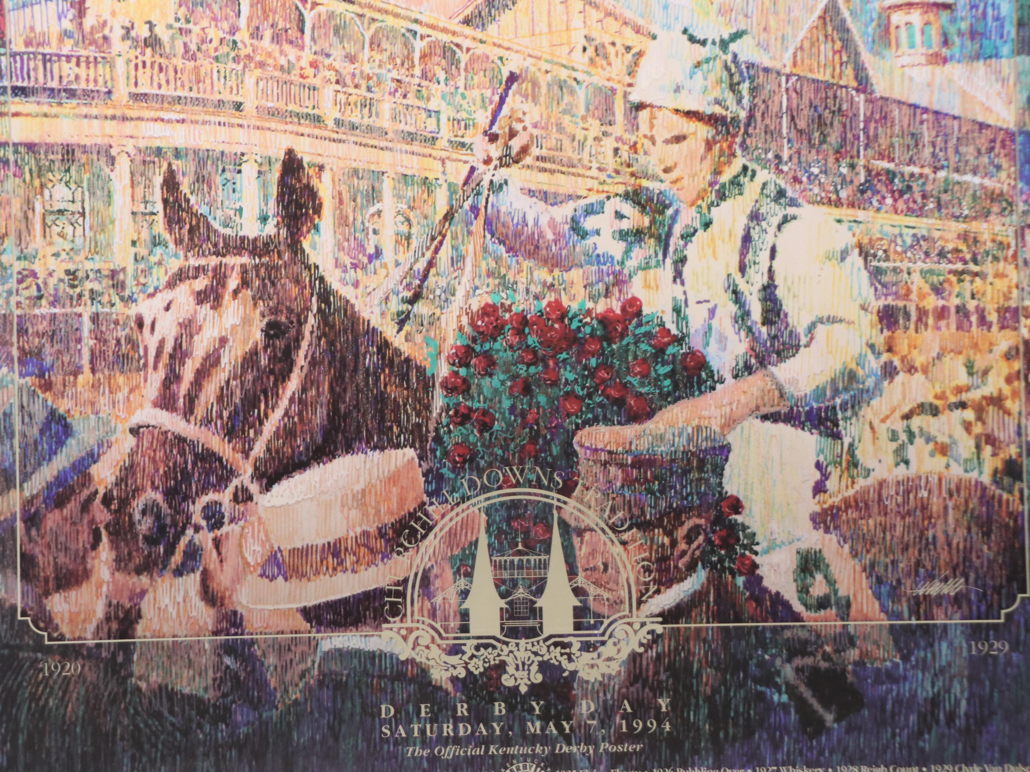 F. Steiner Offset Lithograph of Schönbrunn Palace and Other Prints