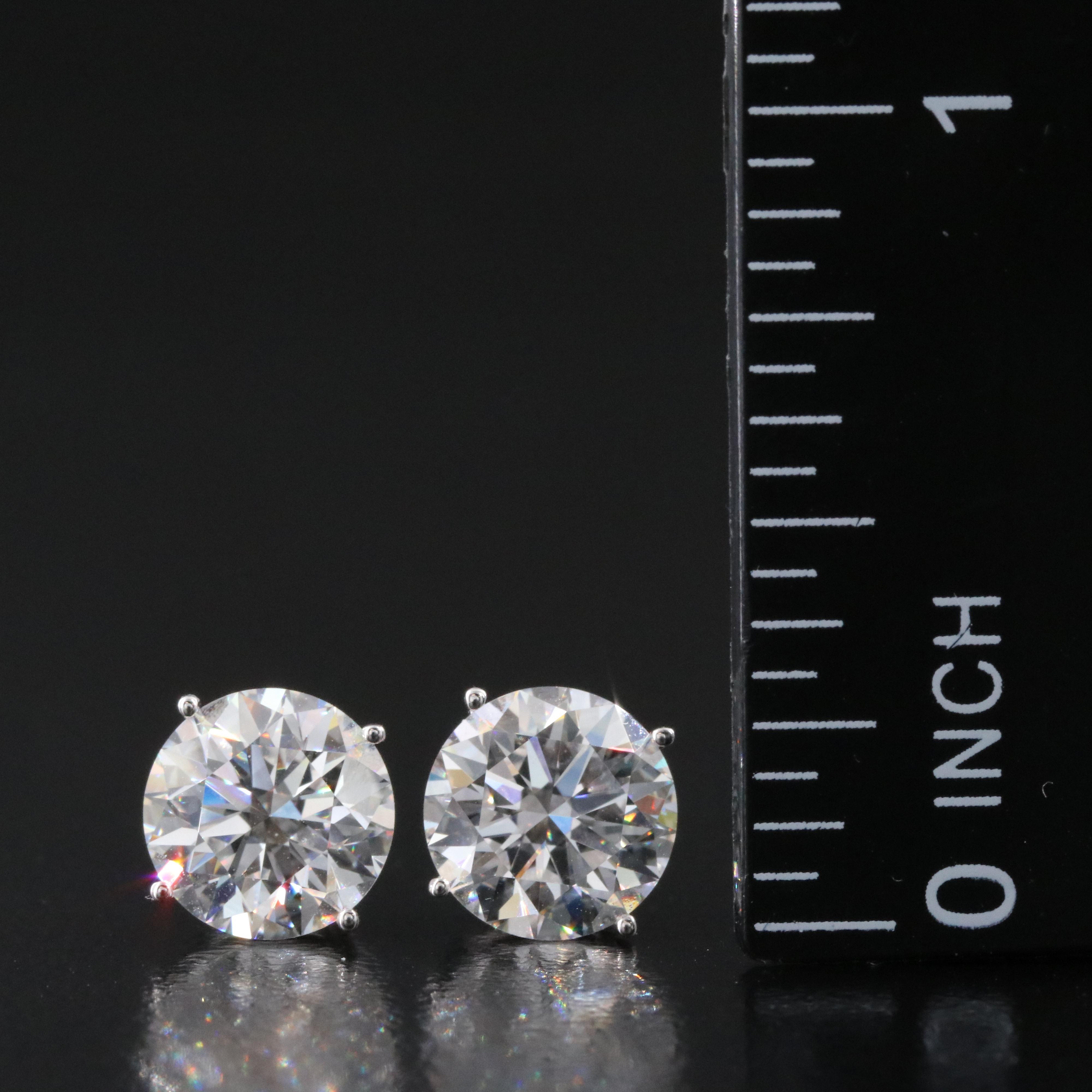 14K 4.00 CTW Lab Grown Diamond Stud Earrings