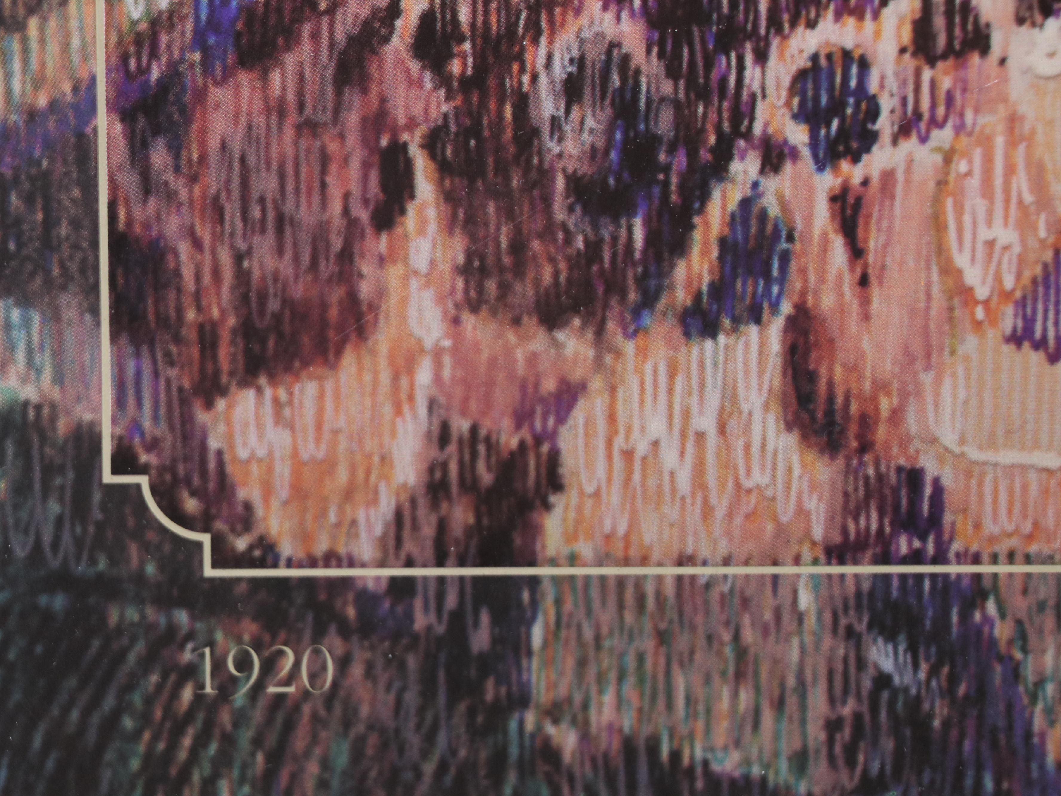 F. Steiner Offset Lithograph of Schönbrunn Palace and Other Prints