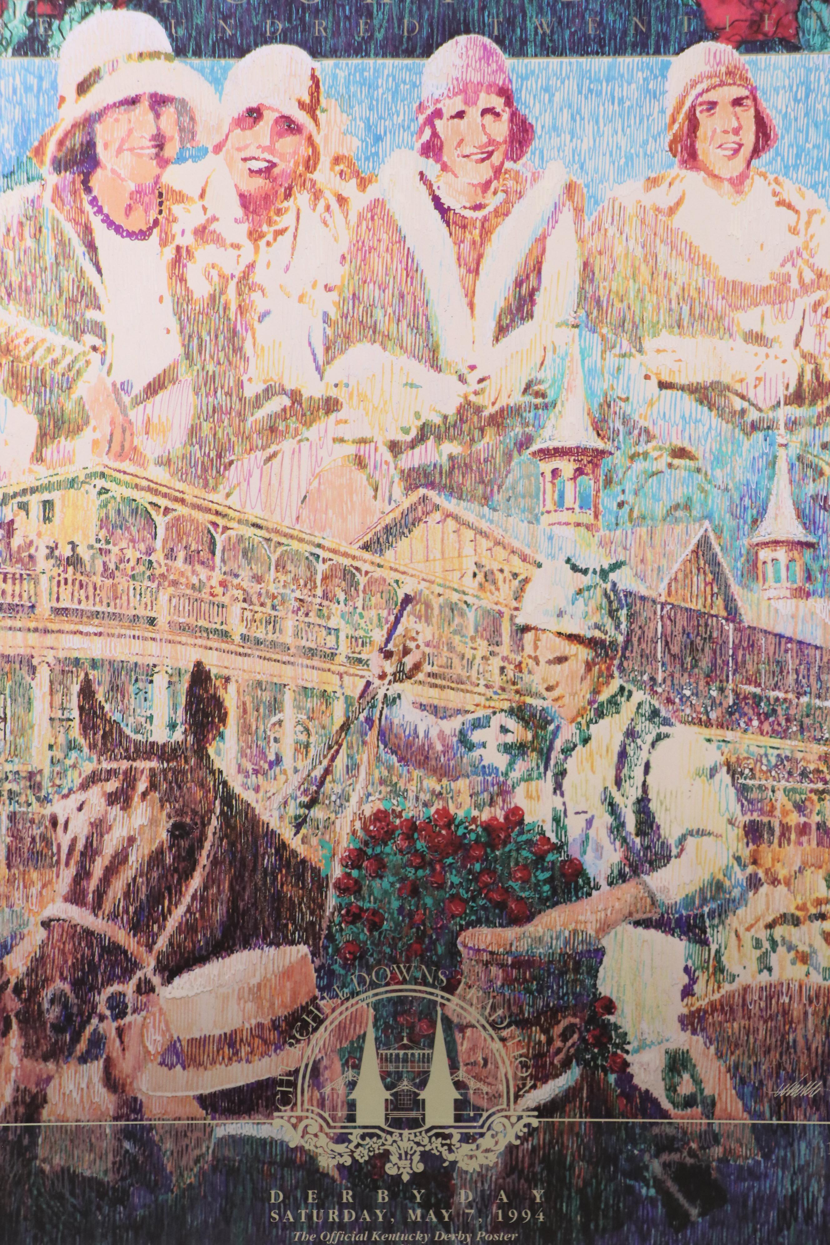 F. Steiner Offset Lithograph of Schönbrunn Palace and Other Prints