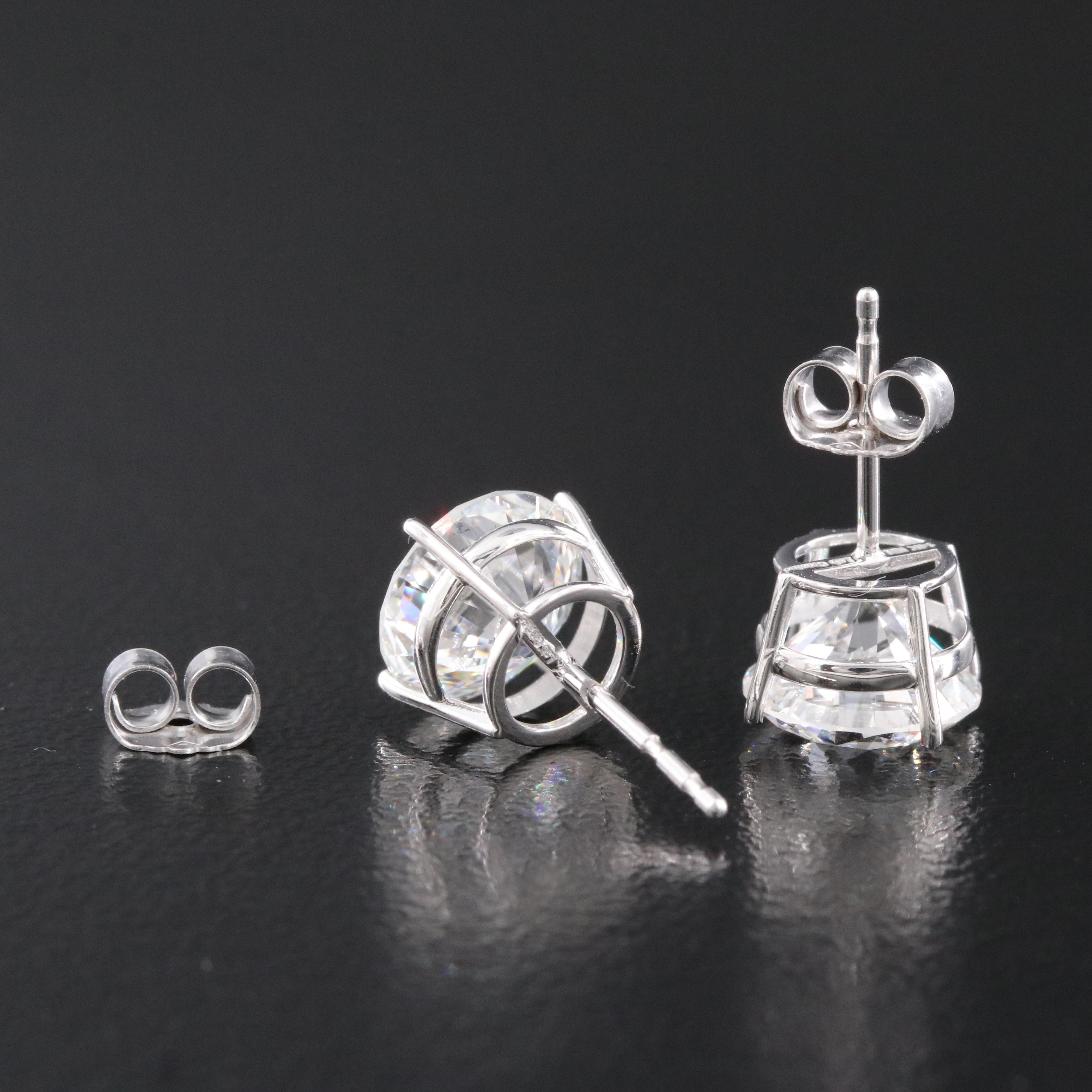 14K 4.00 CTW Lab Grown Diamond Stud Earrings