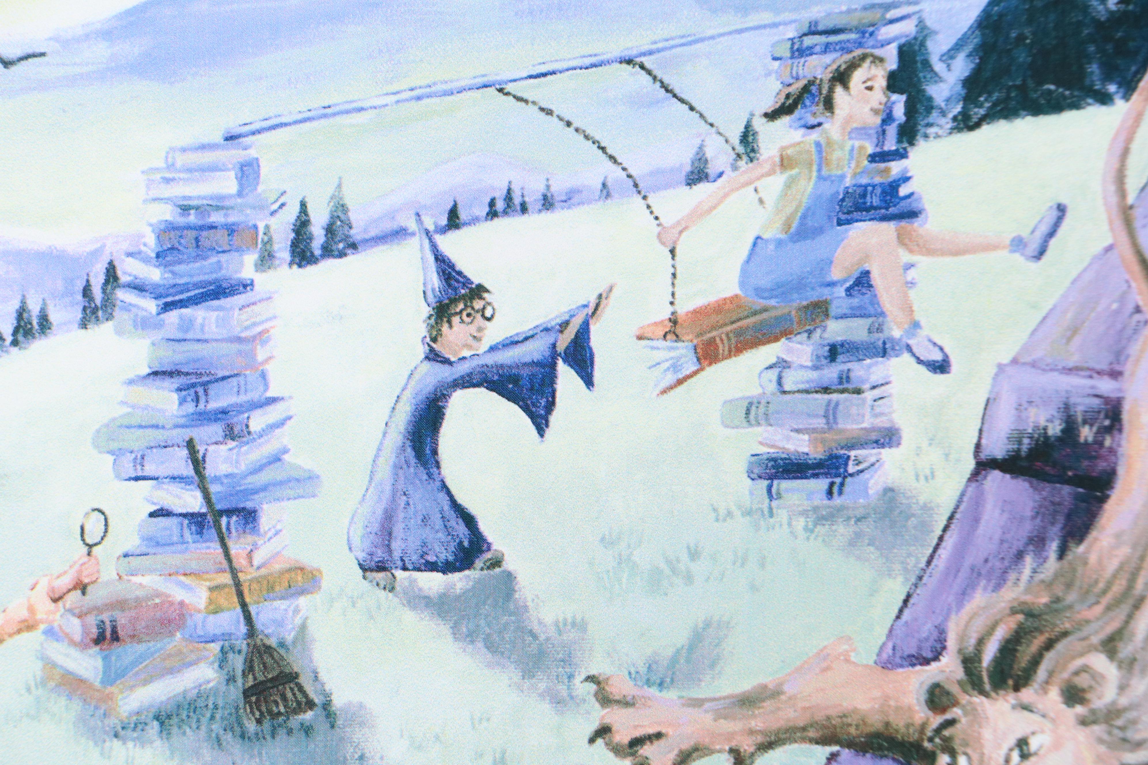 F. Steiner Offset Lithograph of Schönbrunn Palace and Other Prints