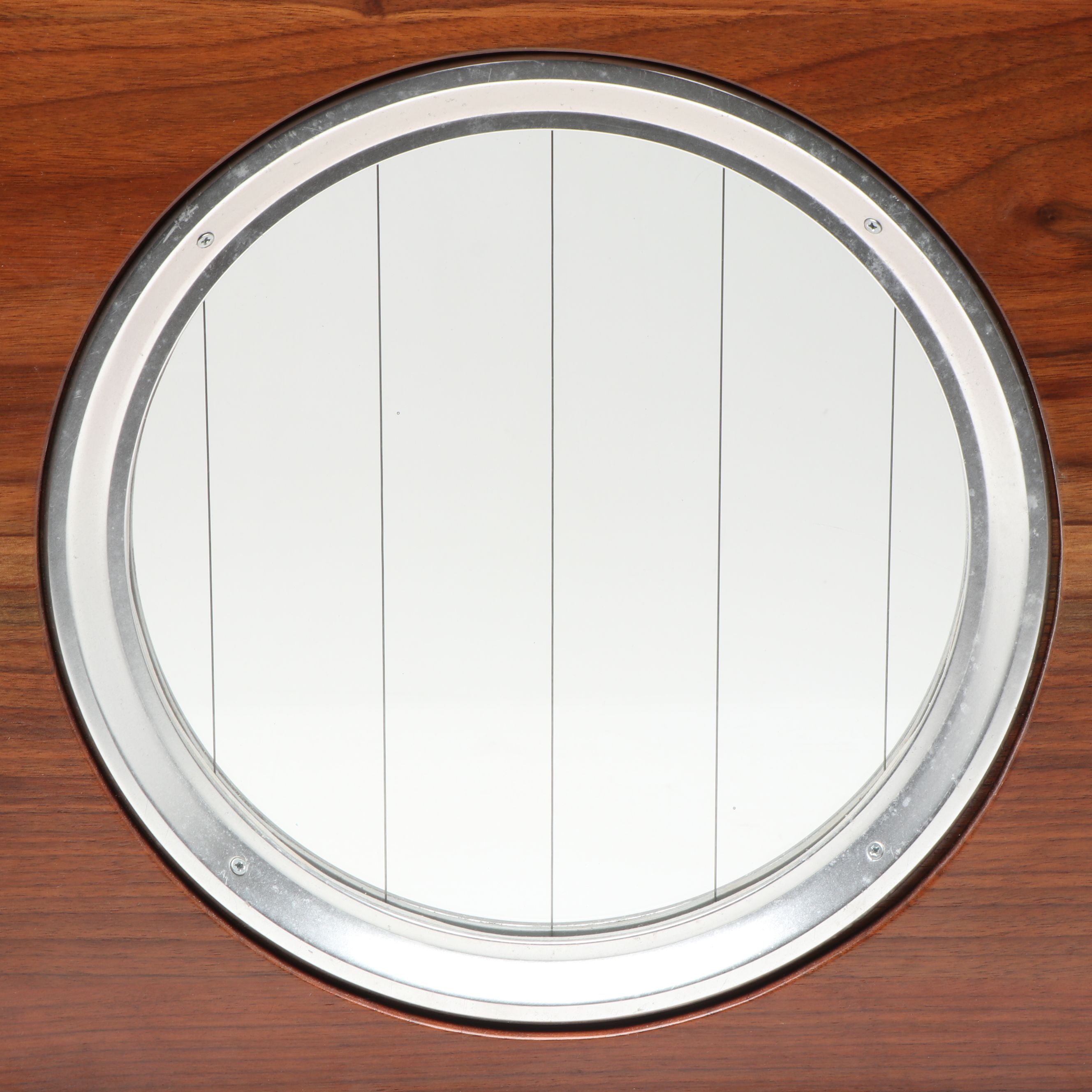 Walnut Ship Porthole and Victorian Doorknob Set