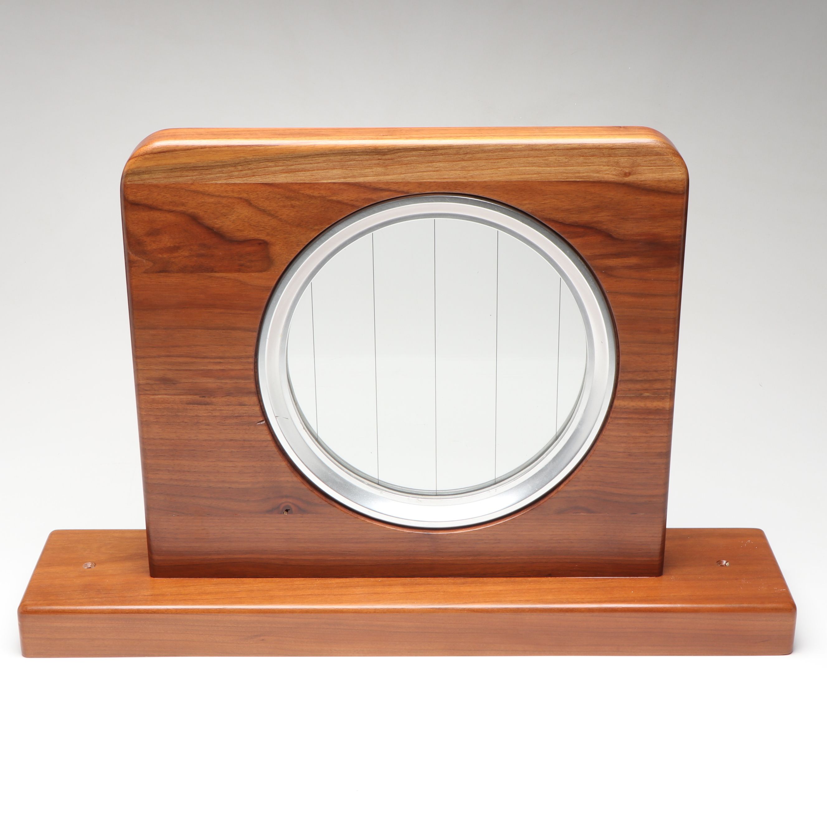 Walnut Ship Porthole and Victorian Doorknob Set