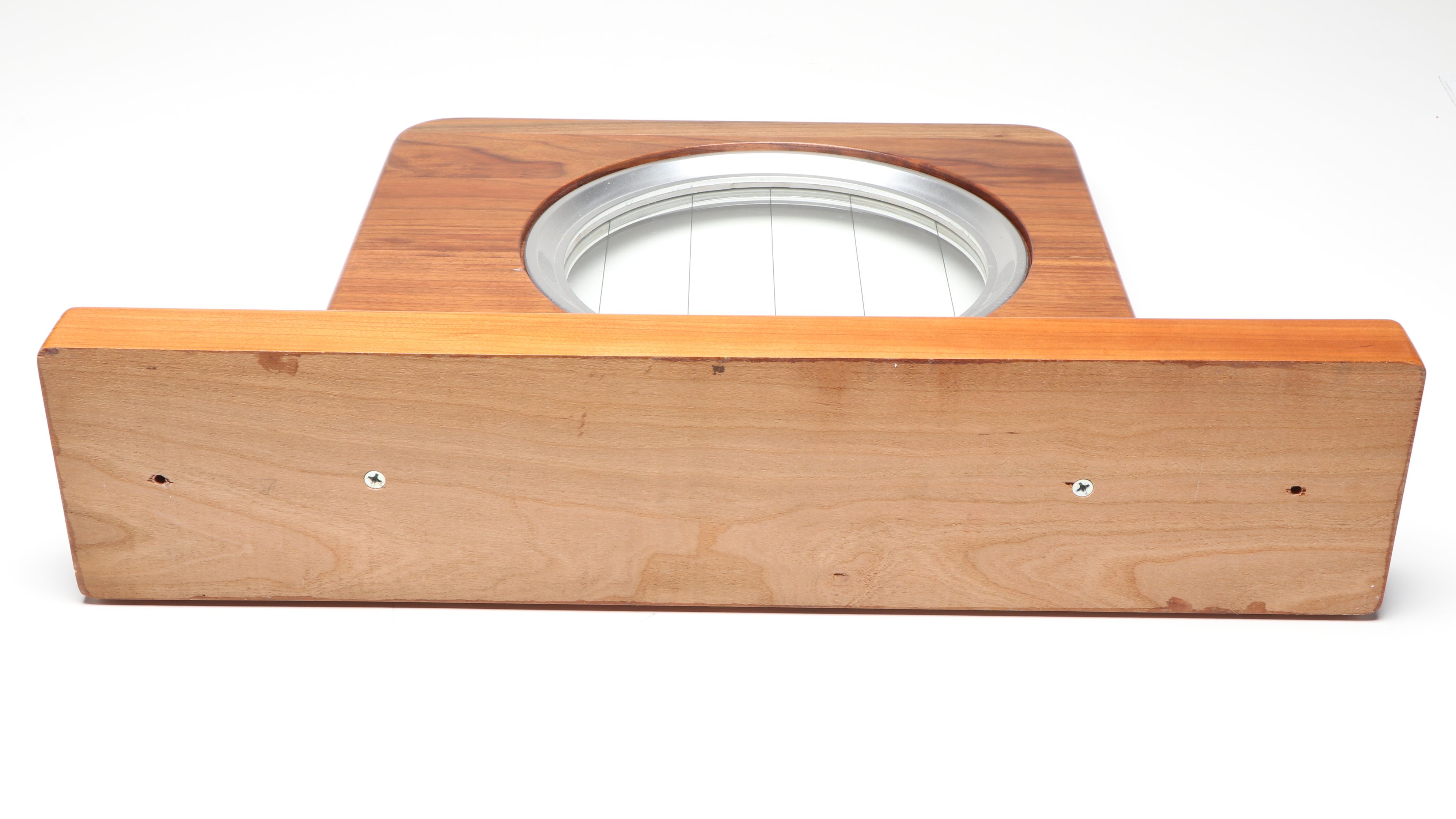 Walnut Ship Porthole and Victorian Doorknob Set