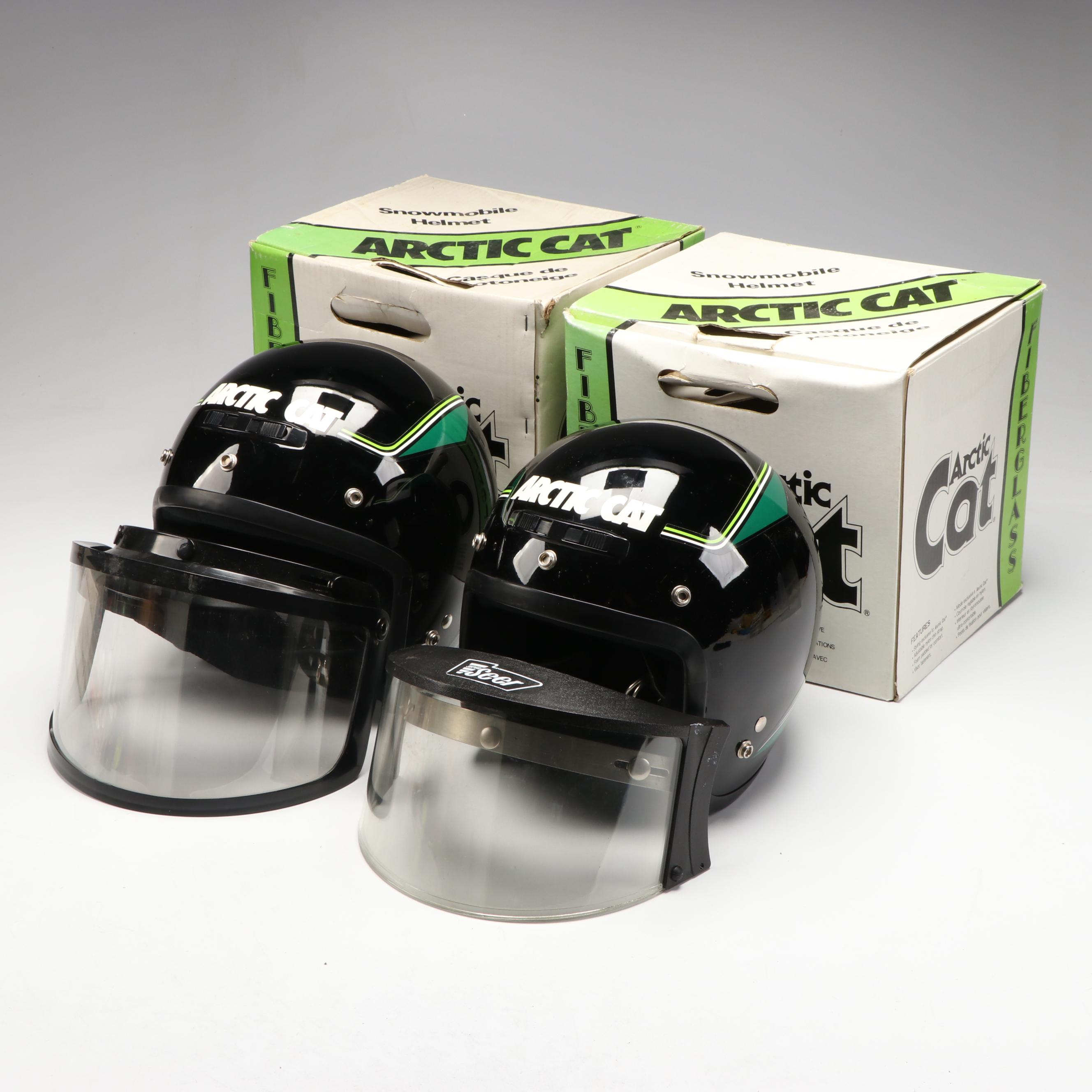 Arctic Cat Fiberglass Snowmobile Helmets