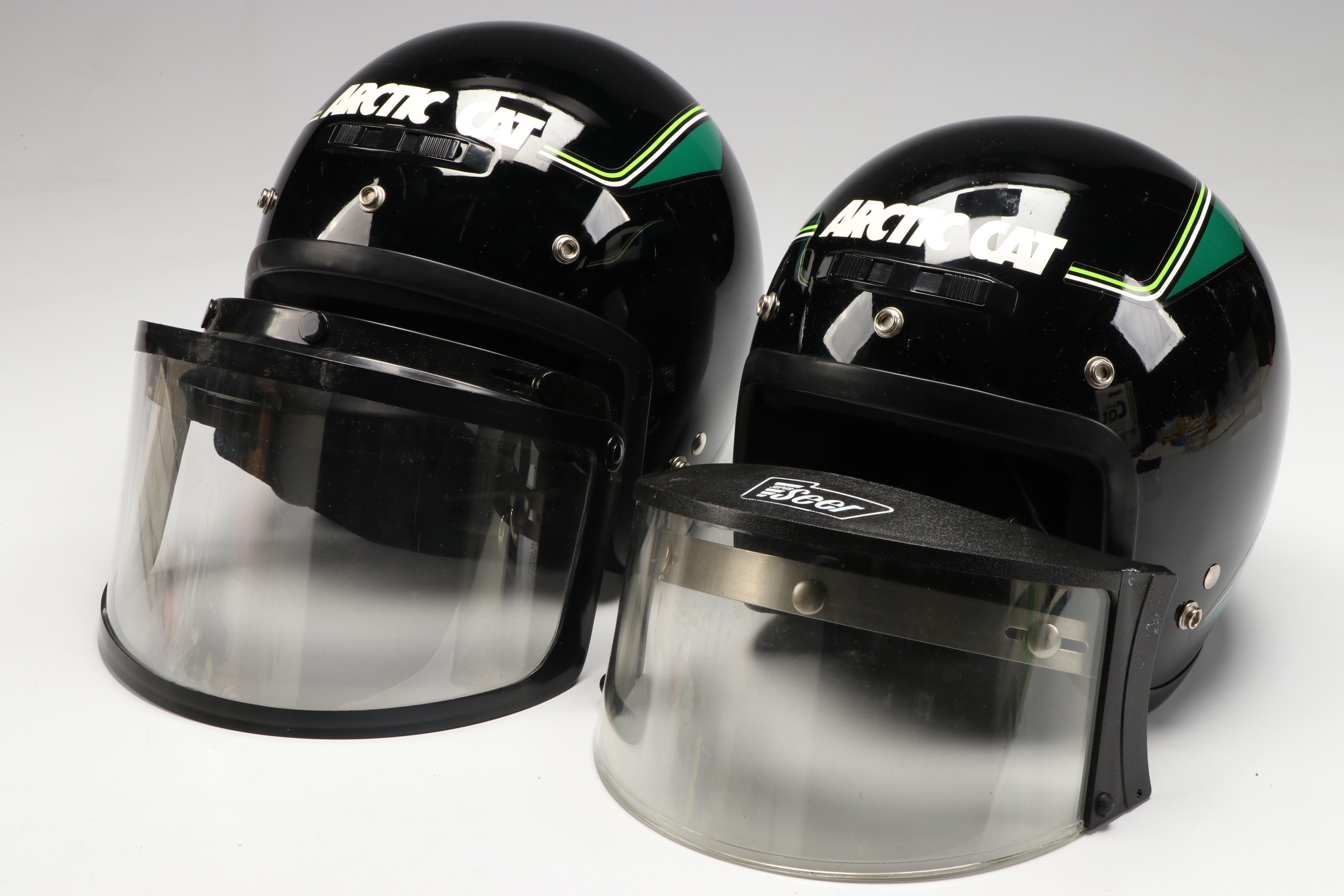 Arctic Cat Fiberglass Snowmobile Helmets