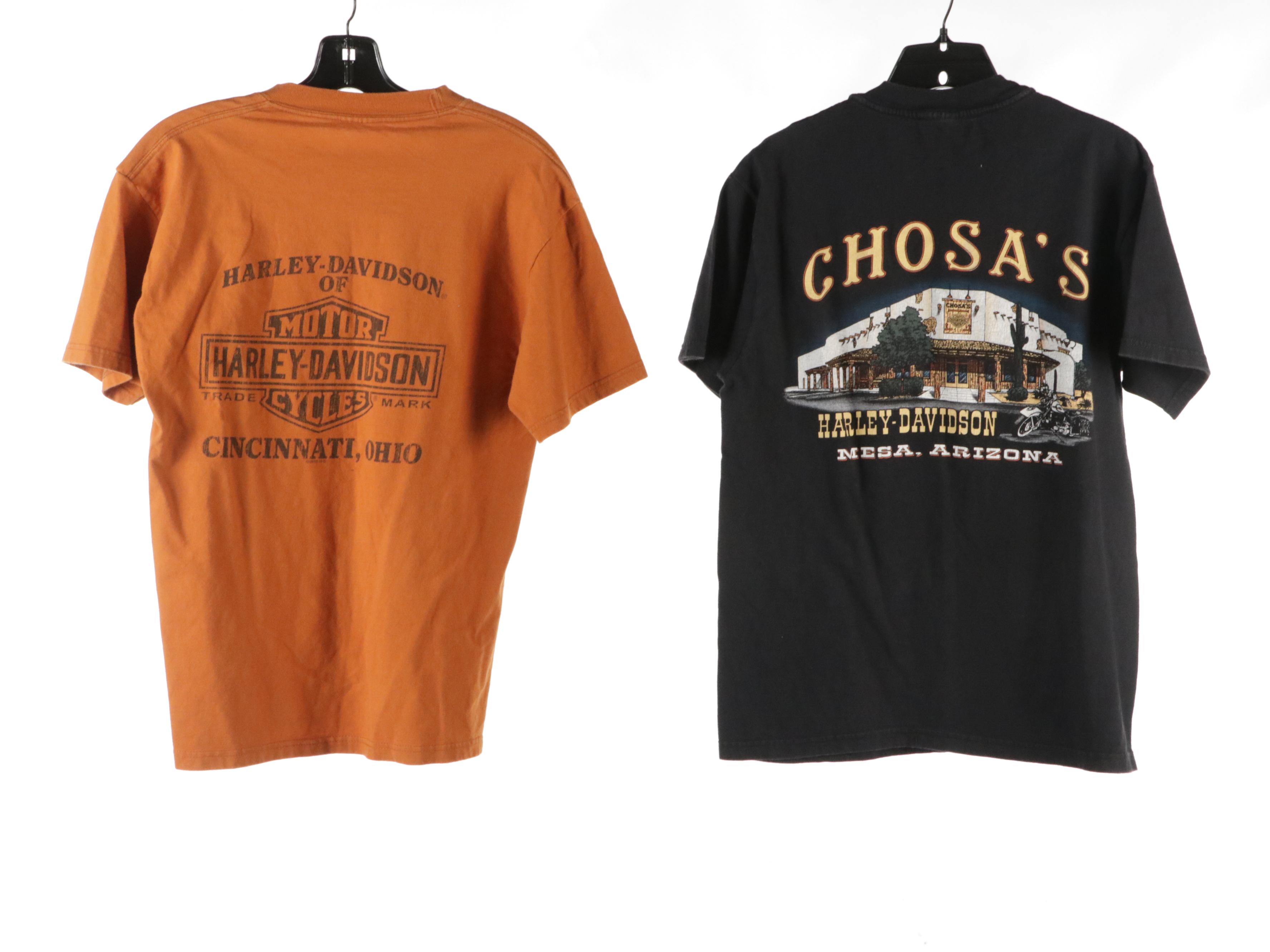 Harley-Davidson Nylon Work Bag, Cotton Shirts, Bomber Jacket and Denim Jacket