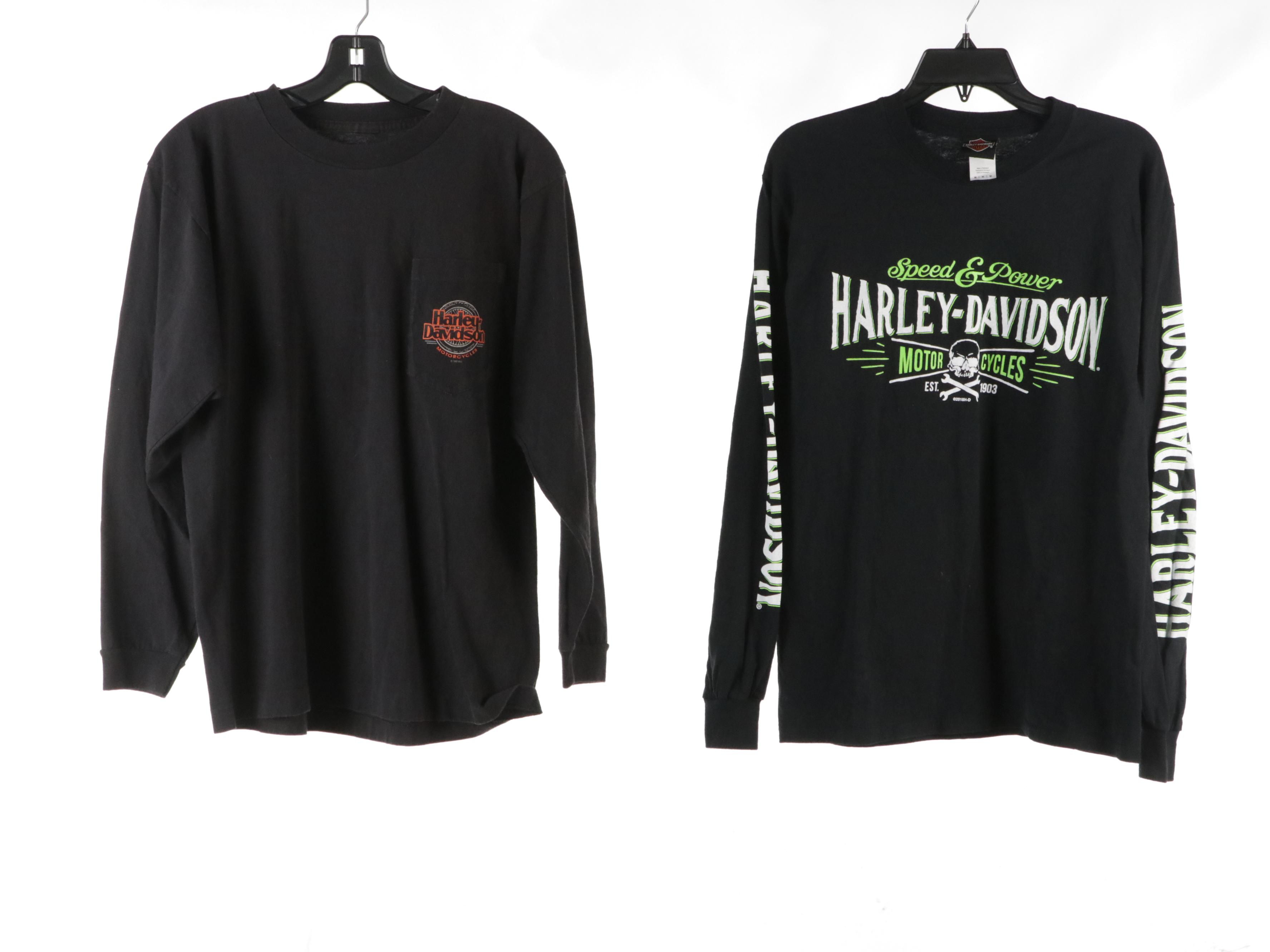 Harley-Davidson Nylon Work Bag, Cotton Shirts, Bomber Jacket and Denim Jacket