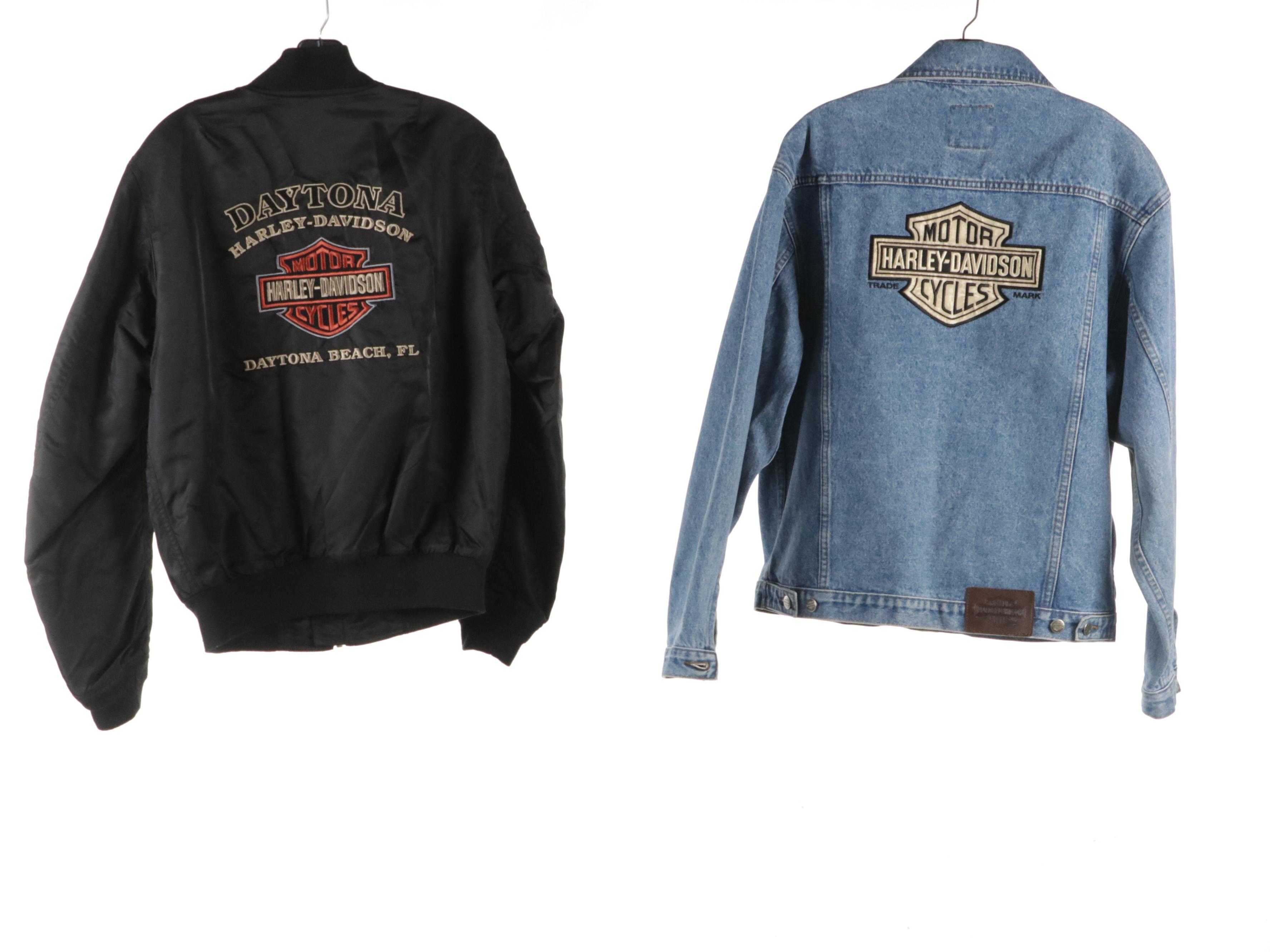Harley-Davidson Nylon Work Bag, Cotton Shirts, Bomber Jacket and Denim Jacket