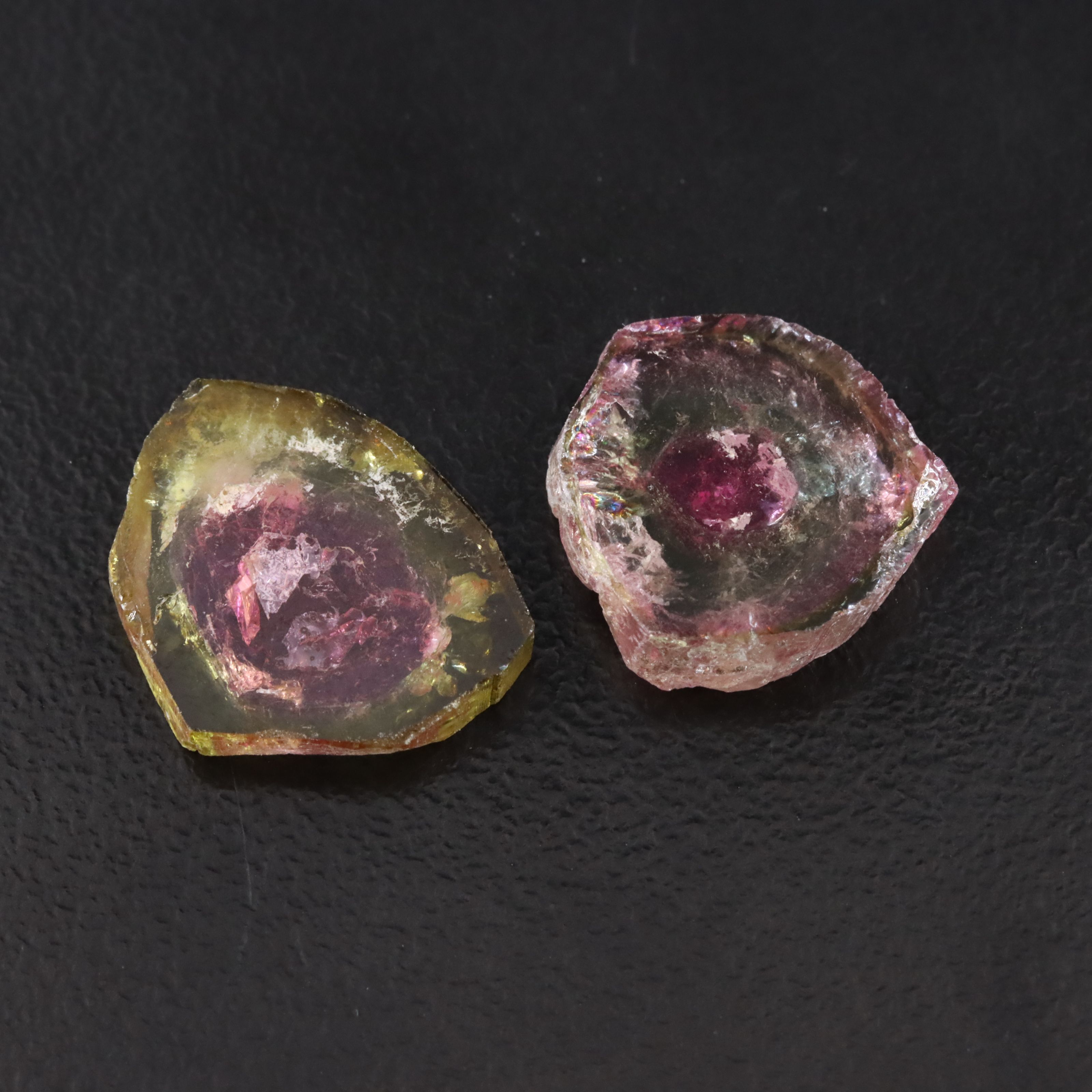 Loose 10.94 CTW Watermelon Tourmalines