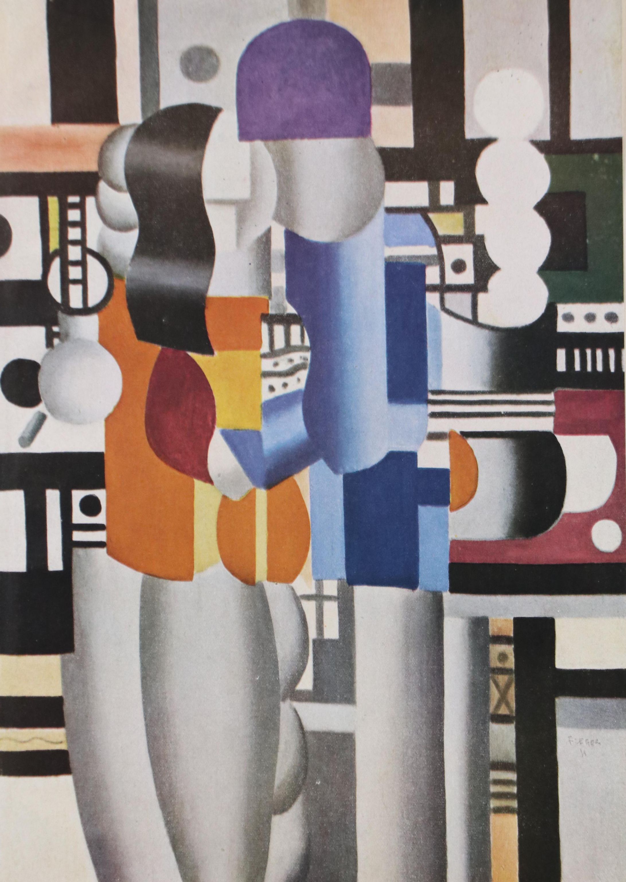 After Fernand Léger Offset Lithograph "Homme et Femme," Mid-20th Century