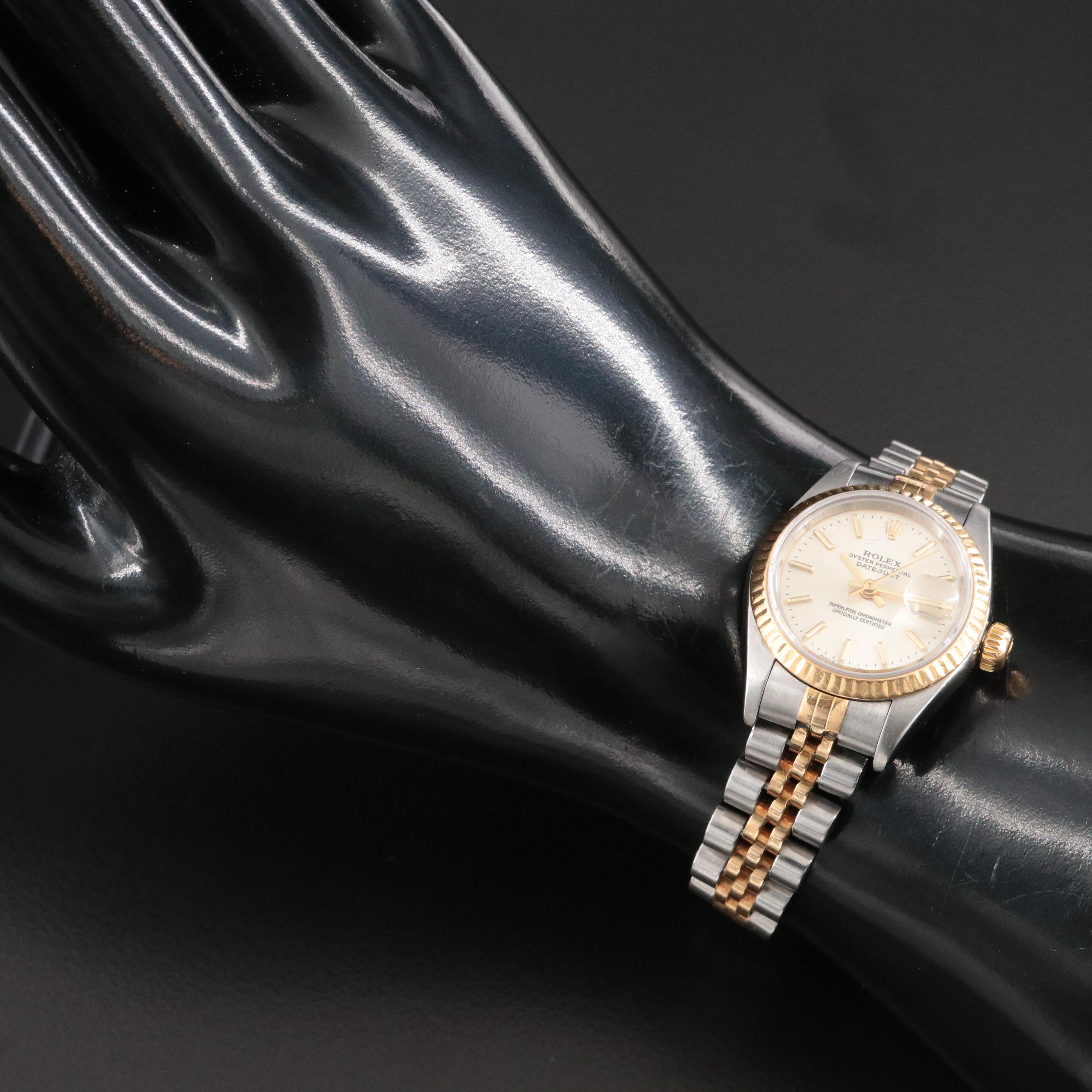 Rolex 2002 Two Tone 18K & Steel Datejust Watch