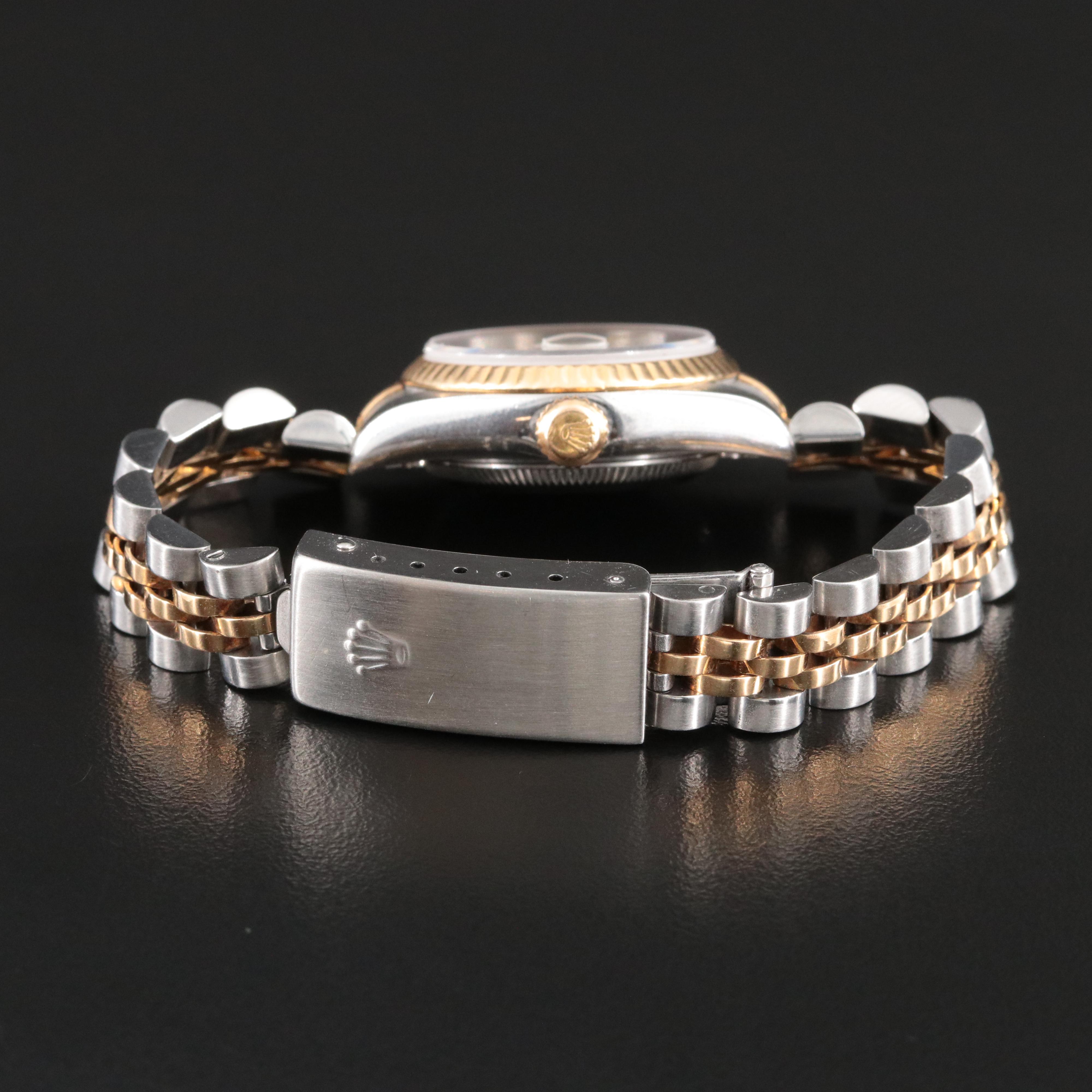 Rolex 2002 Two Tone 18K & Steel Datejust Watch