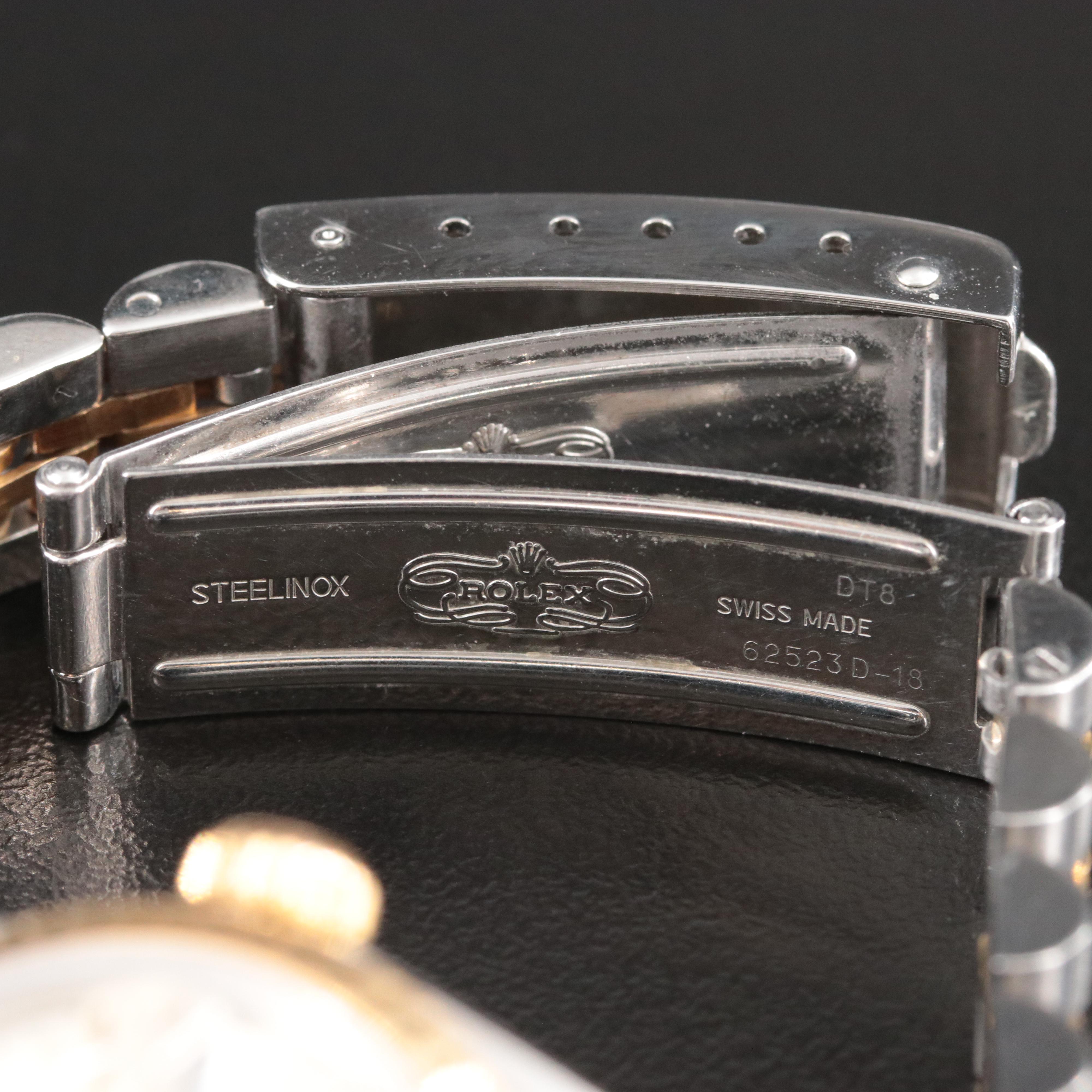 Rolex 2002 Two Tone 18K & Steel Datejust Watch