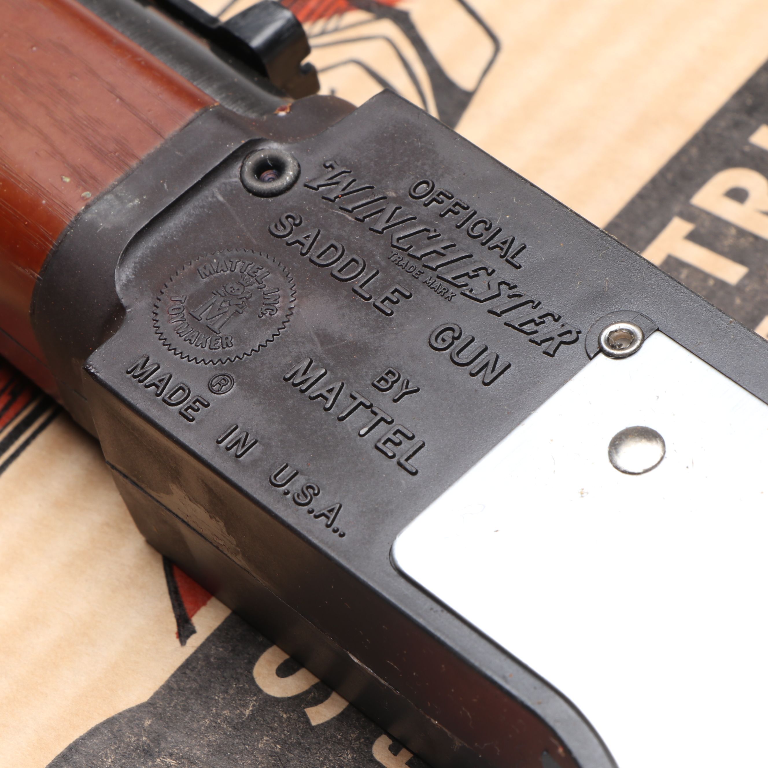 Mattel Rolling-Block Rifle Showdown Set with More Toy Guns, Mid to Late 20th C.