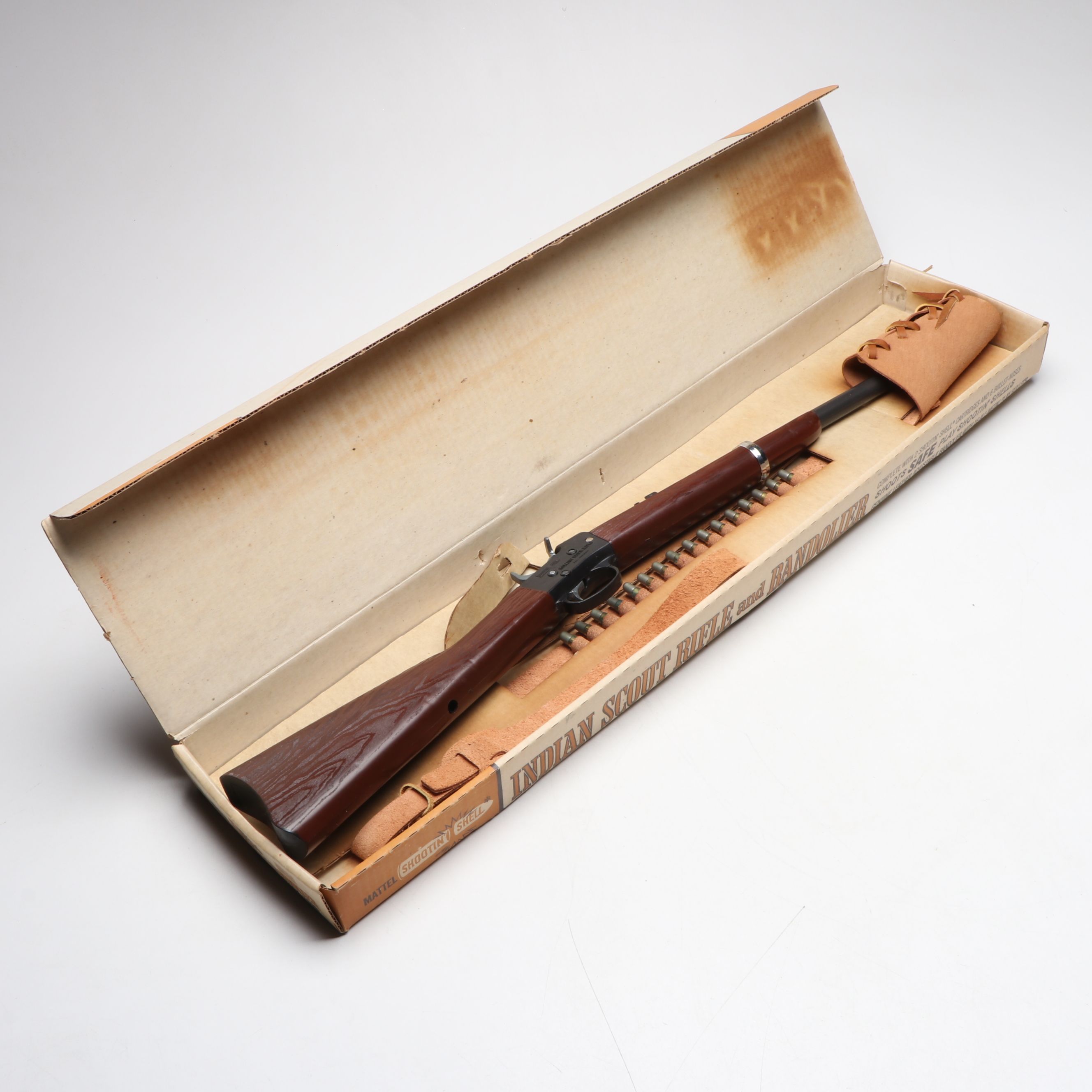 Mattel Rolling-Block Rifle Showdown Set with More Toy Guns, Mid to Late 20th C.