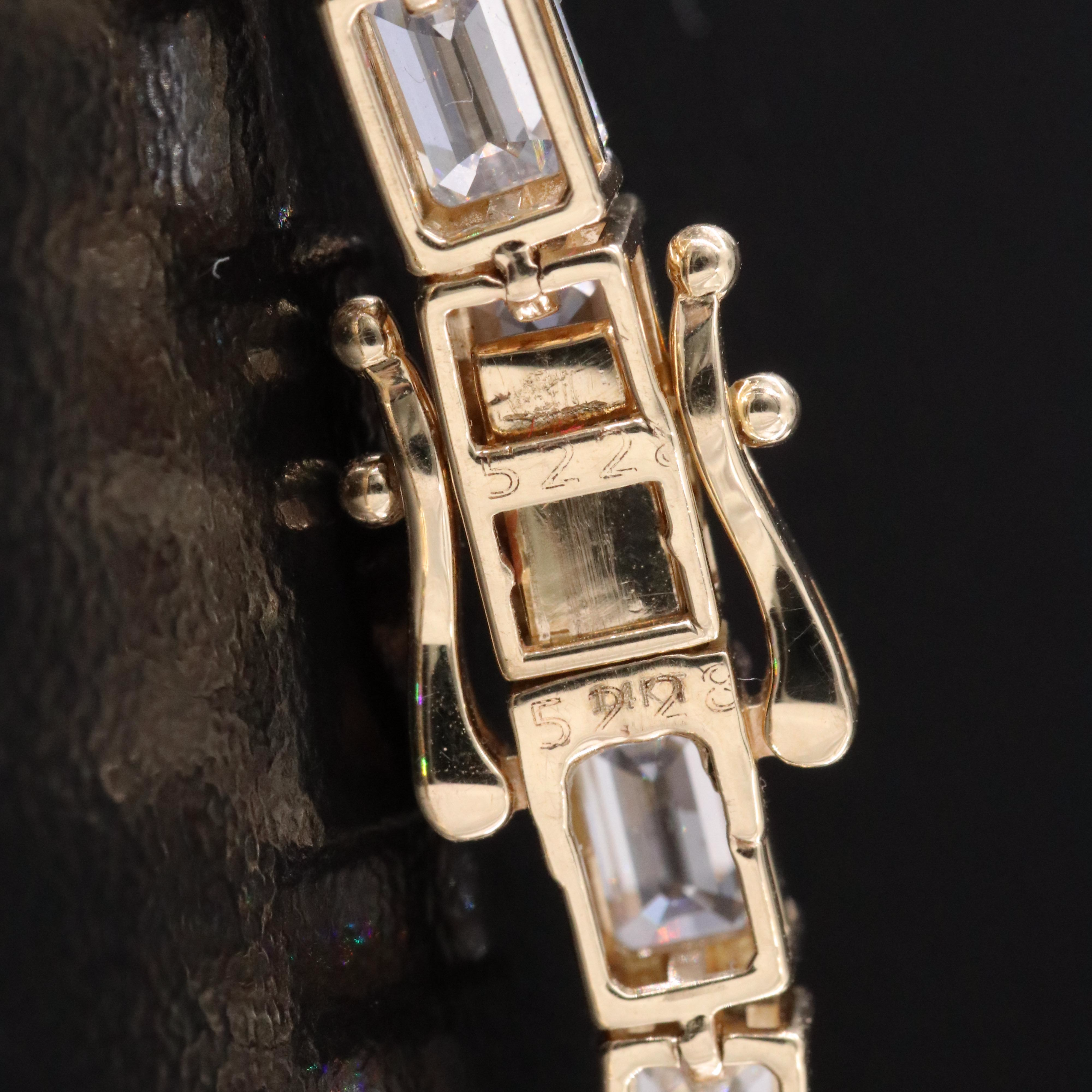 14K 17.28 CTW Lab Grown Diamond Line Bracelet