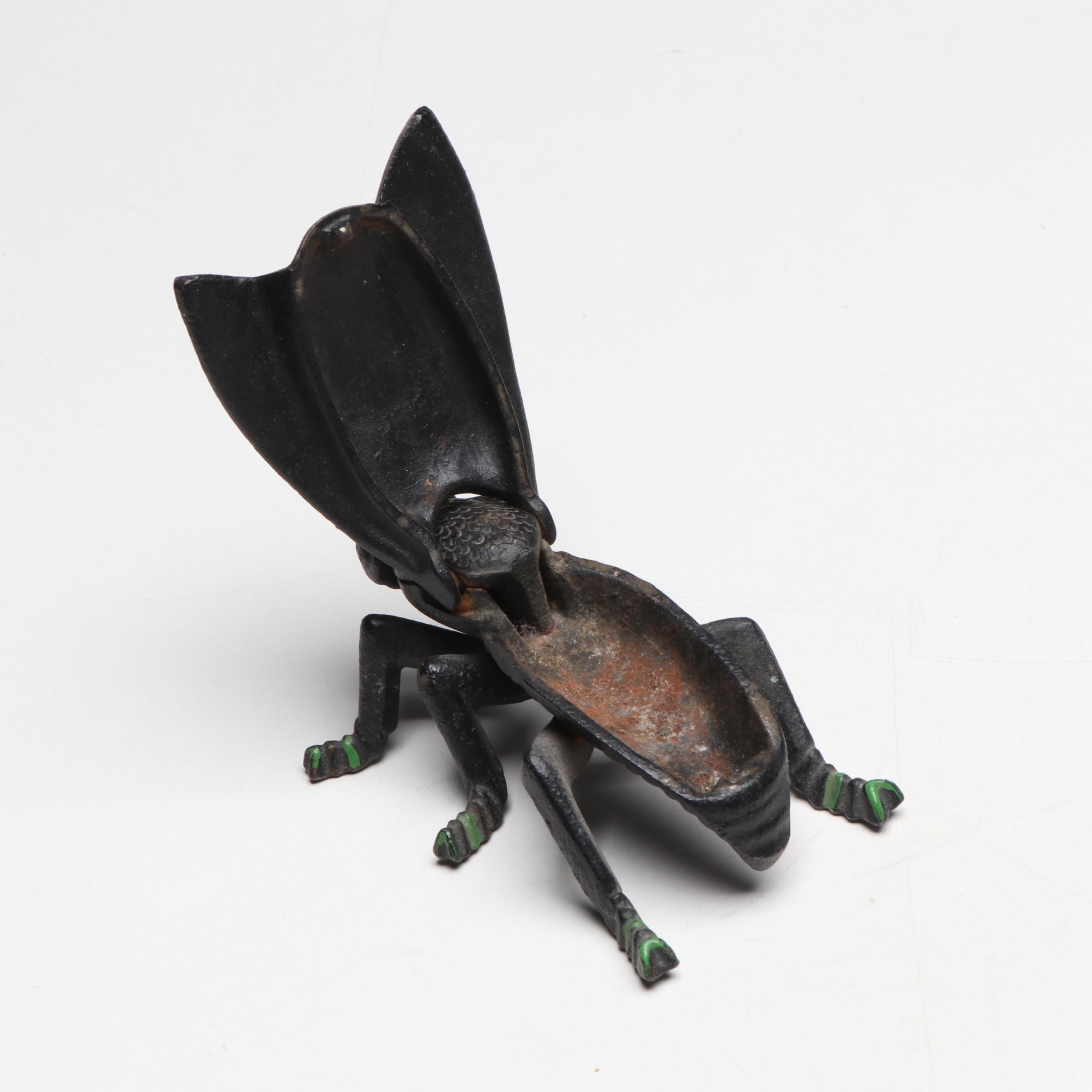 John Wright Cast Iron and More Figurines with Mexican Lacquerware Fish