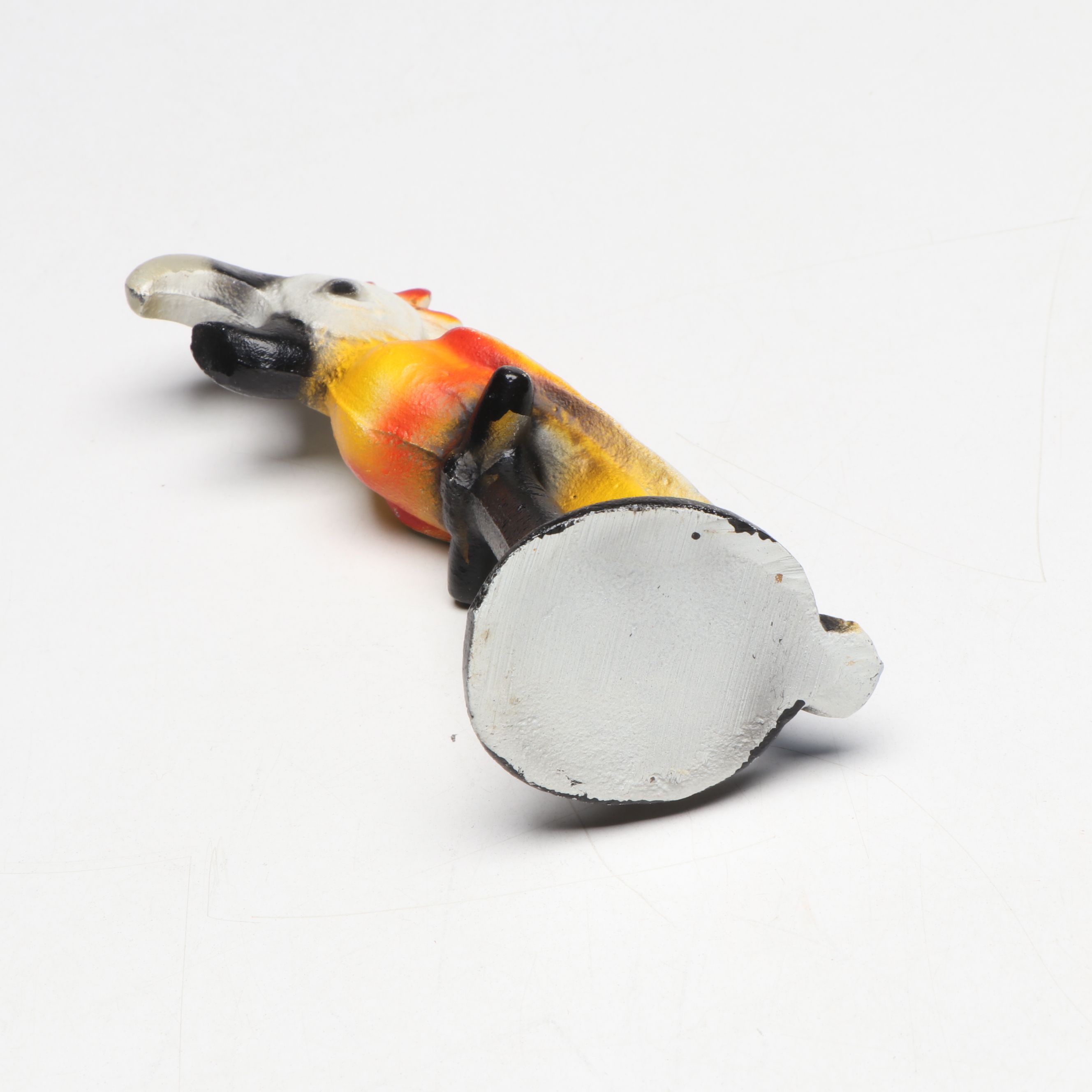 John Wright Cast Iron and More Figurines with Mexican Lacquerware Fish