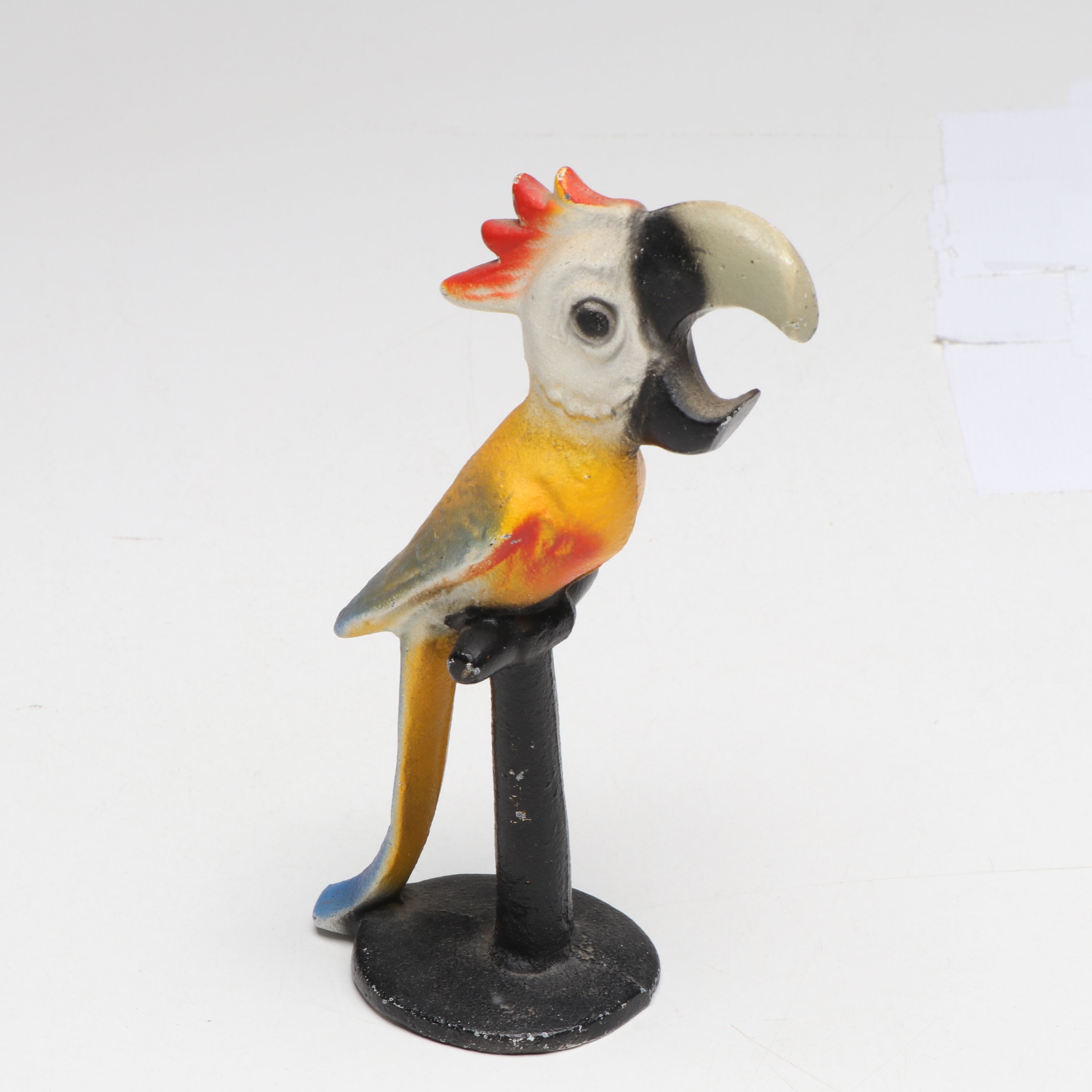 John Wright Cast Iron and More Figurines with Mexican Lacquerware Fish