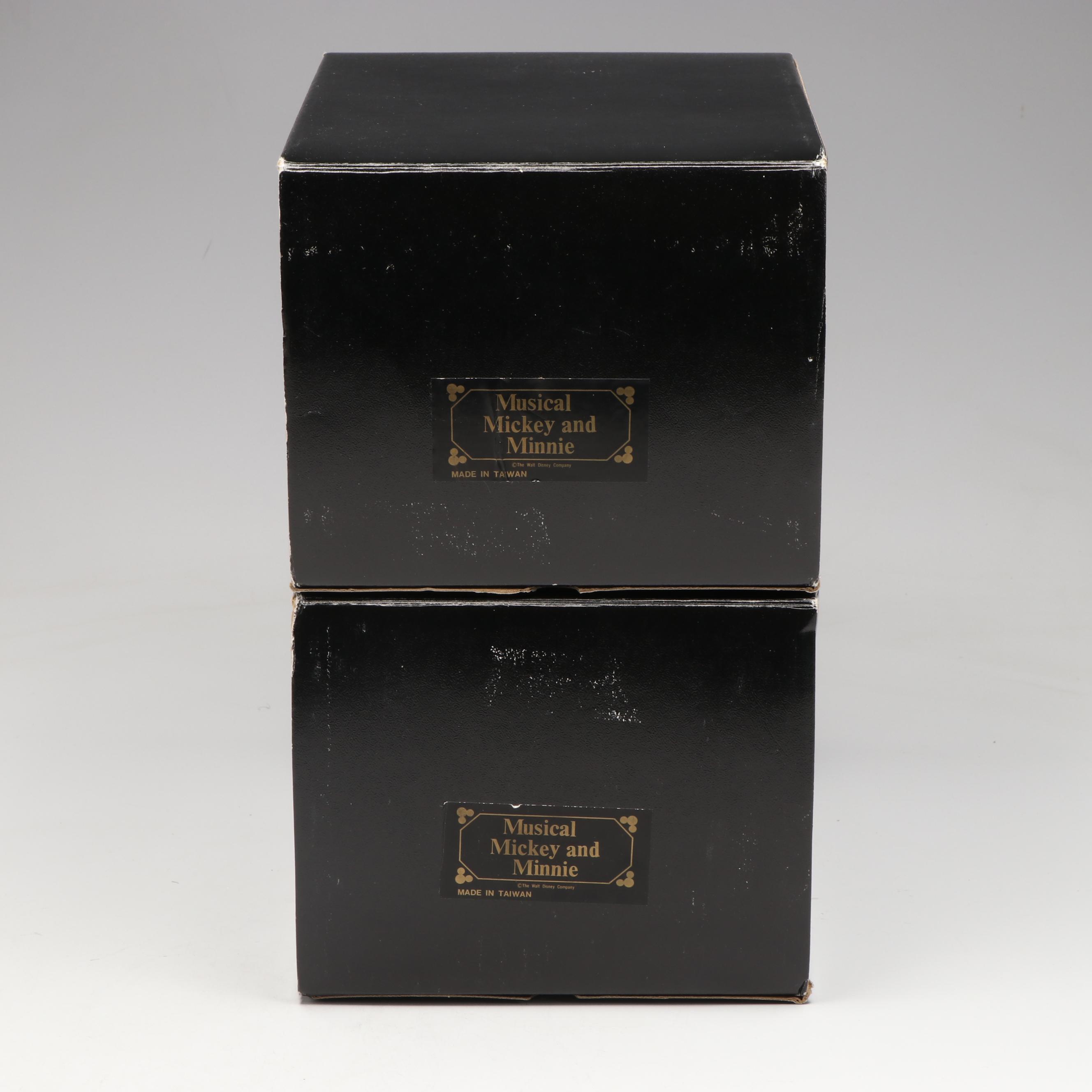 Walt Disney "Musical Mickey and Minnie" Wind-Up Dolls