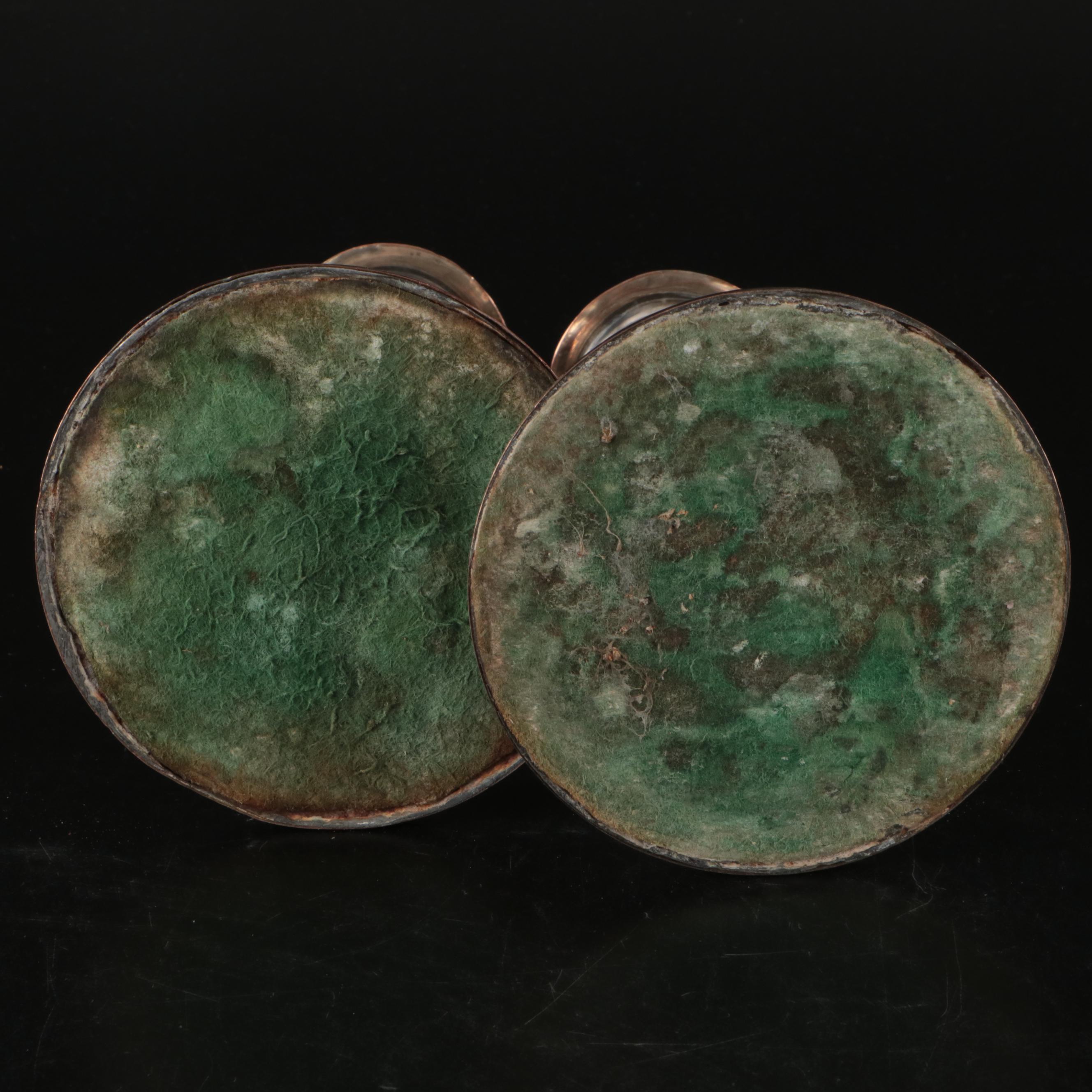 Neoclassical Telescoping Silver Plate Candlesticks, 19th Century