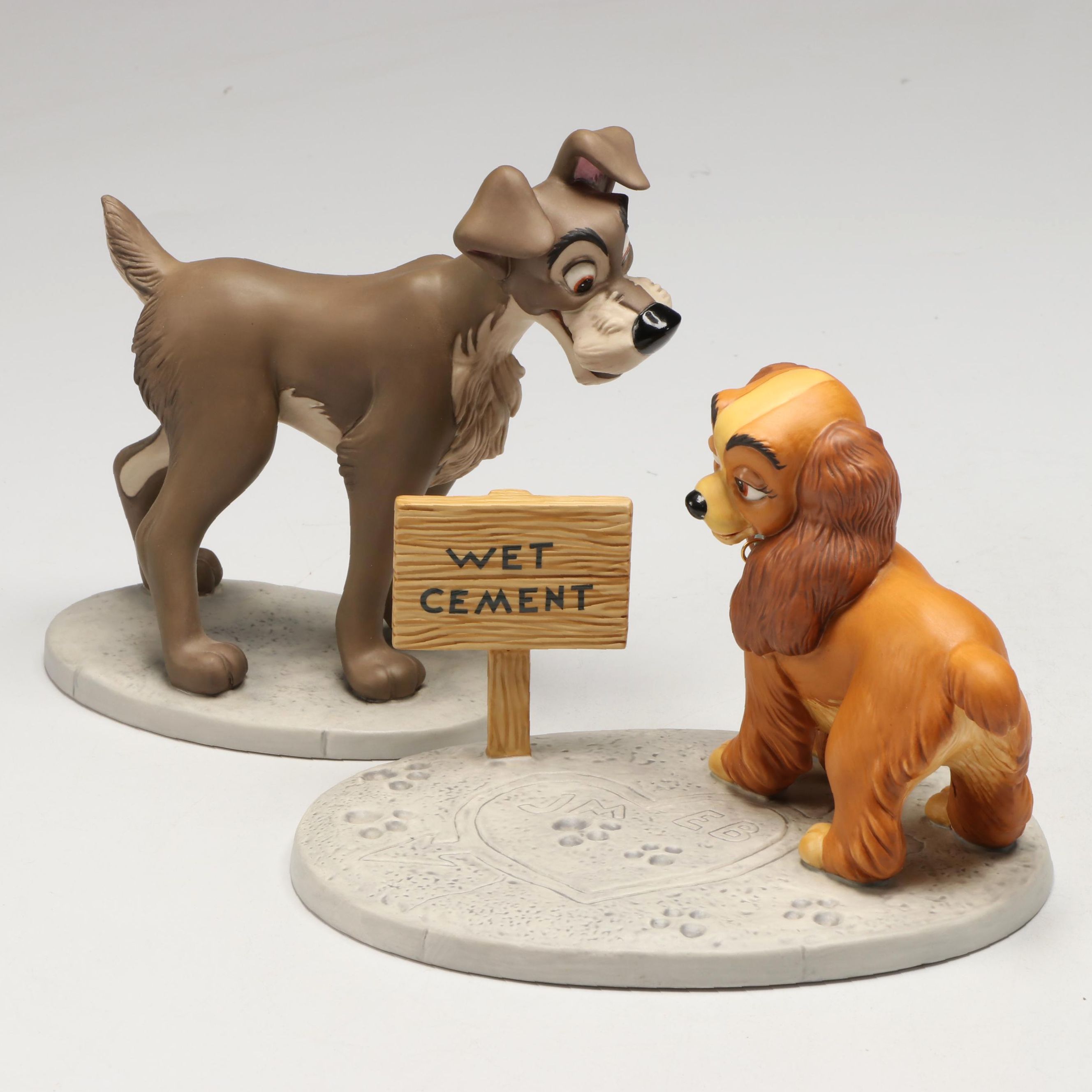 Walt Disney Classics Collection "Lady and Tramp in Love" Figurines