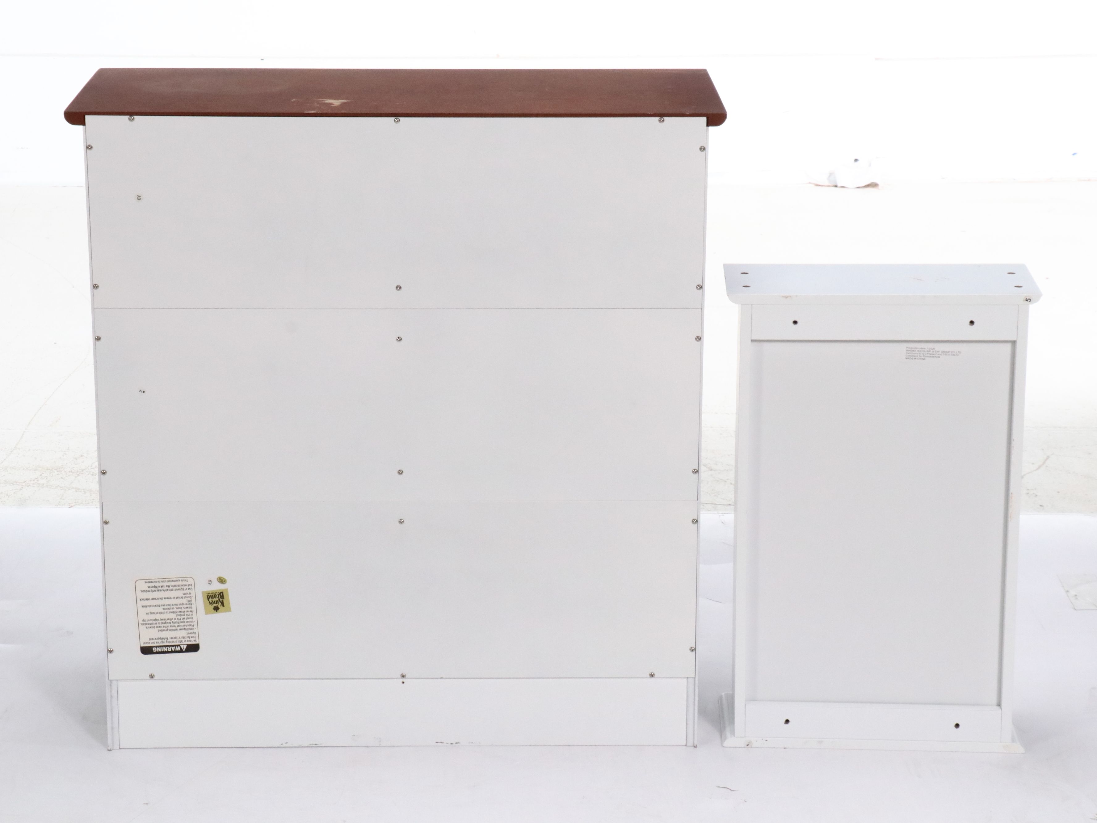 King's Brand Shaker Style Cabinet with Coordinating Bench and Wall Mirror