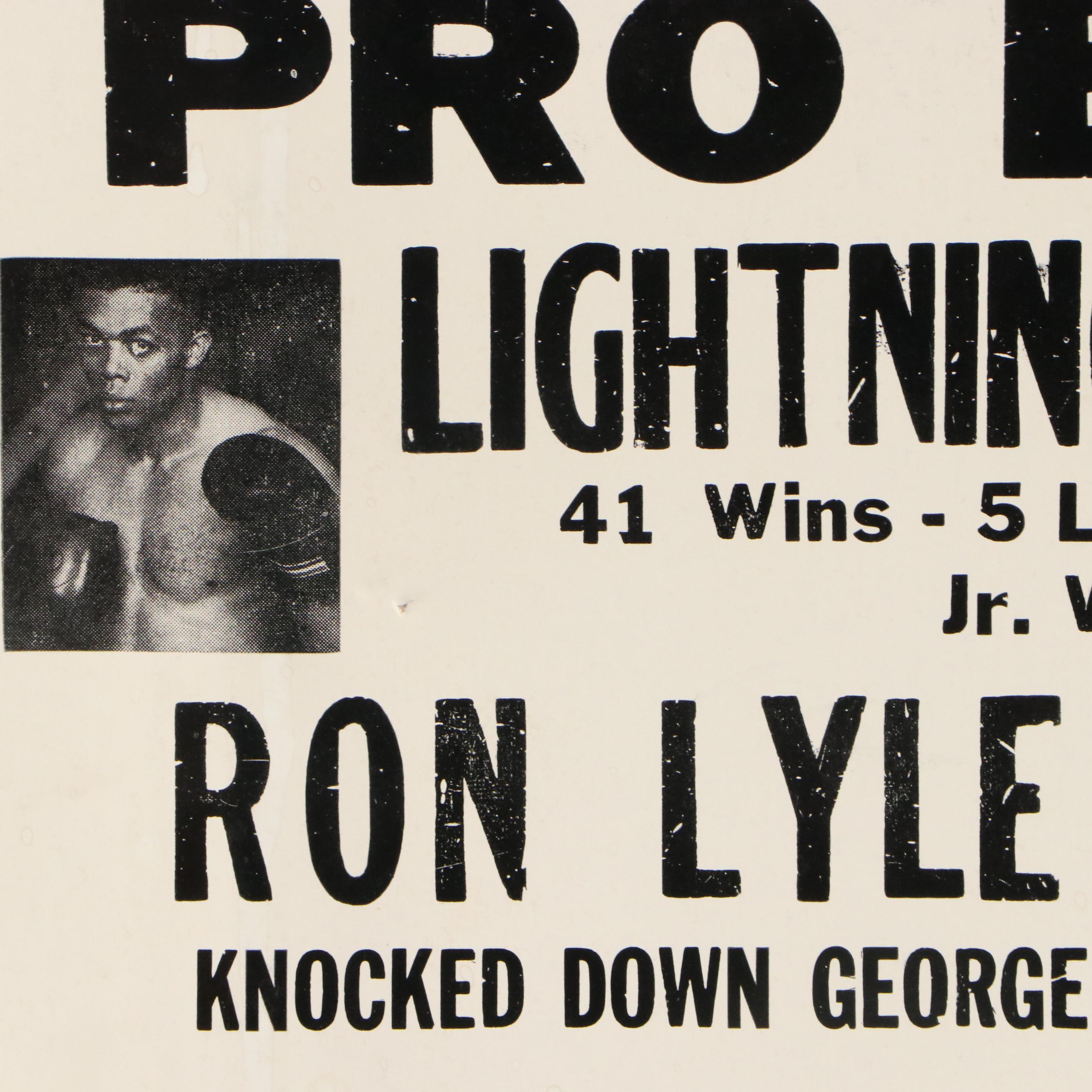 Peel's Palace and Covington Landing Pro Boxing Showcase Posters