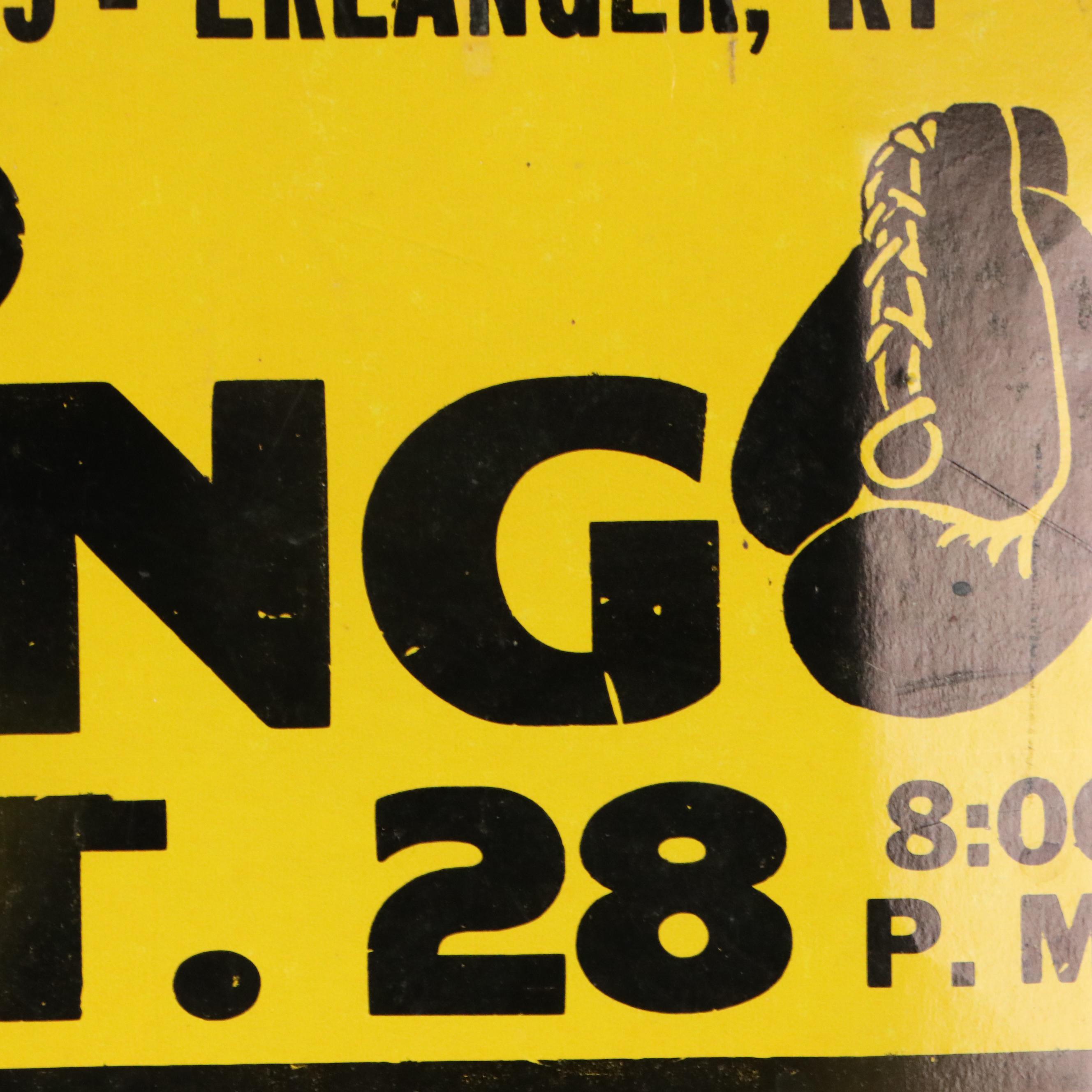 Peel's Palace and Covington Landing Pro Boxing Showcase Posters