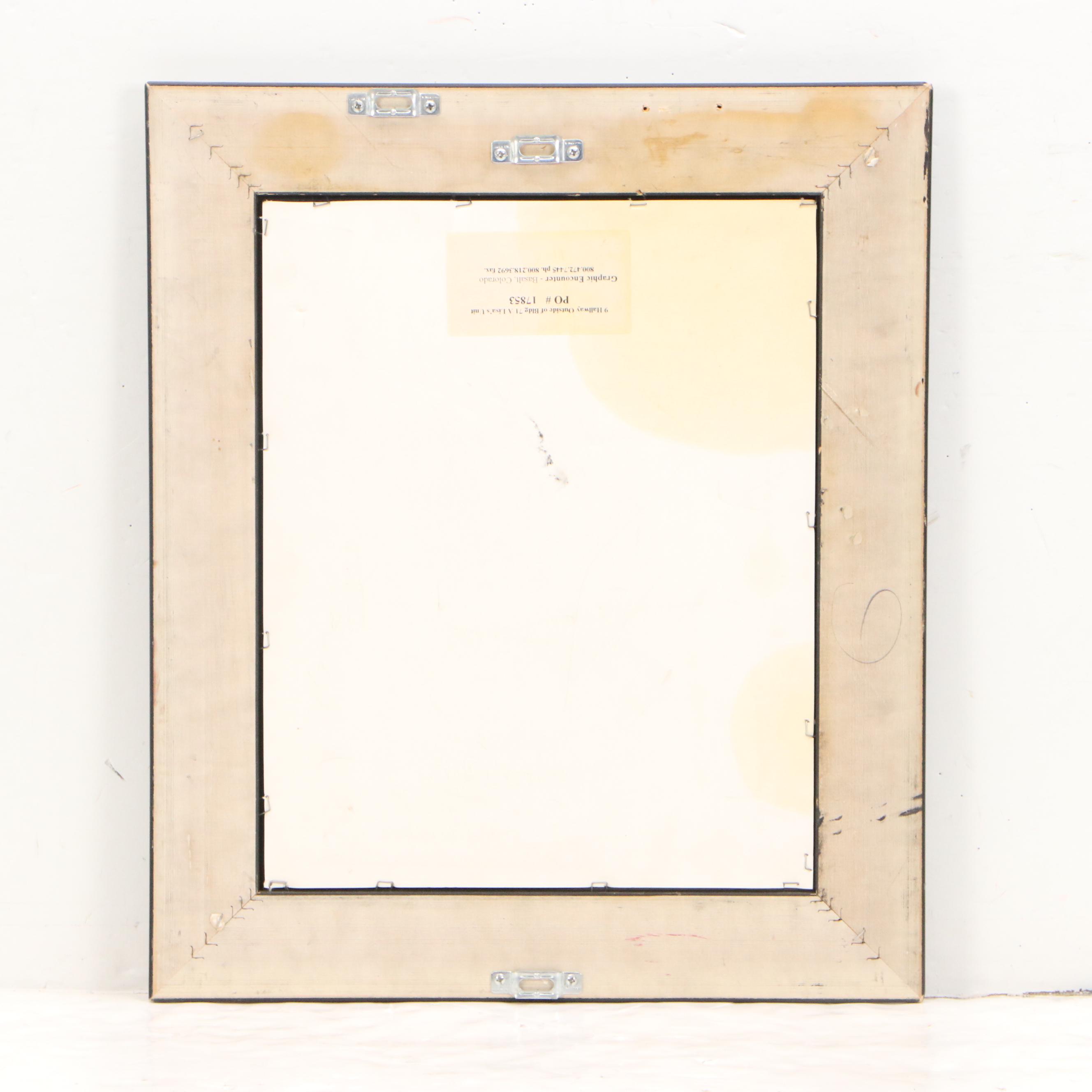 Offset Lithograph Train Advertisement "Hiawatha, First of the Speedliners"