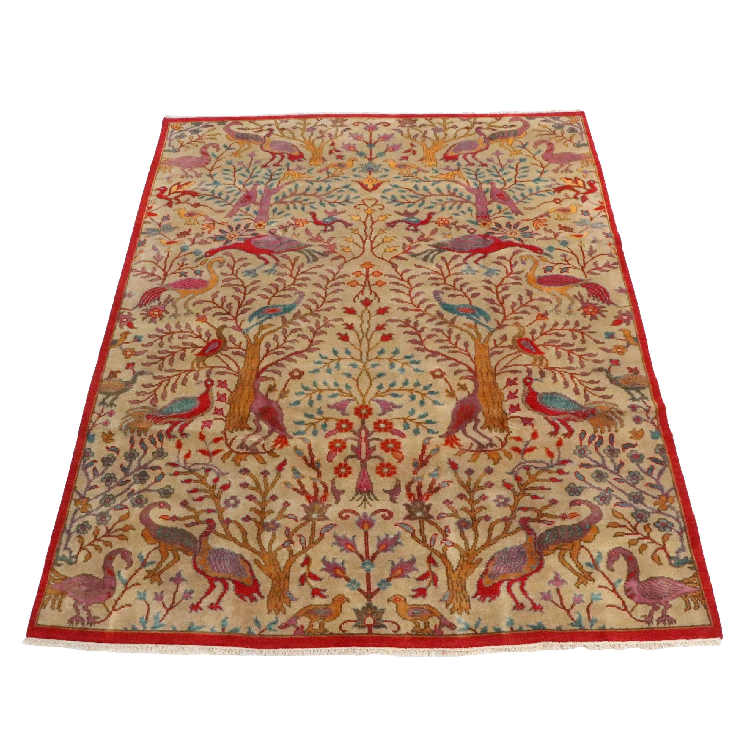 8'10 x 11'11 Hand-Knotted Indo-Persian Ziegler Area Rug