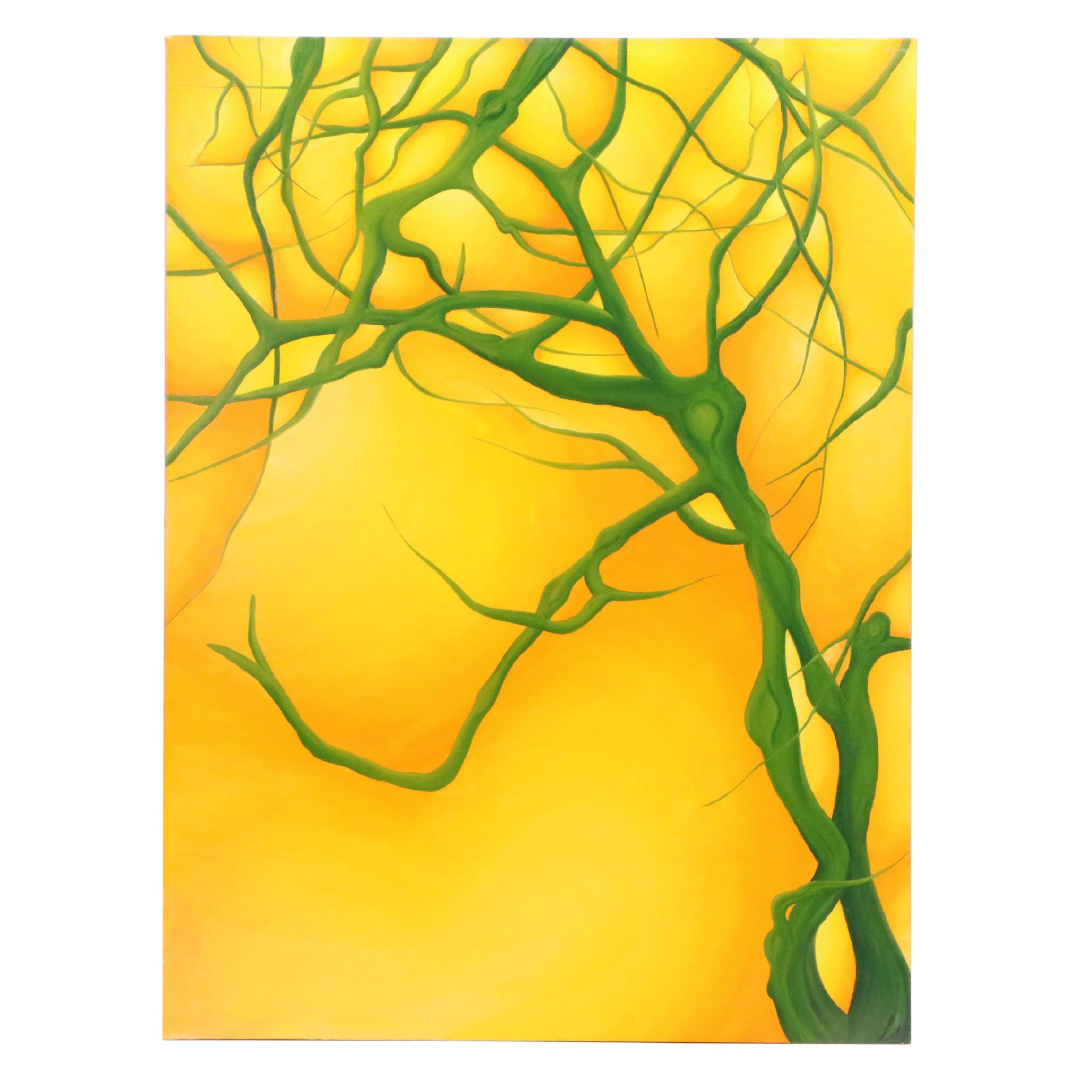 Lori Taylor Oil Painting of Tree Branches, 21st Century