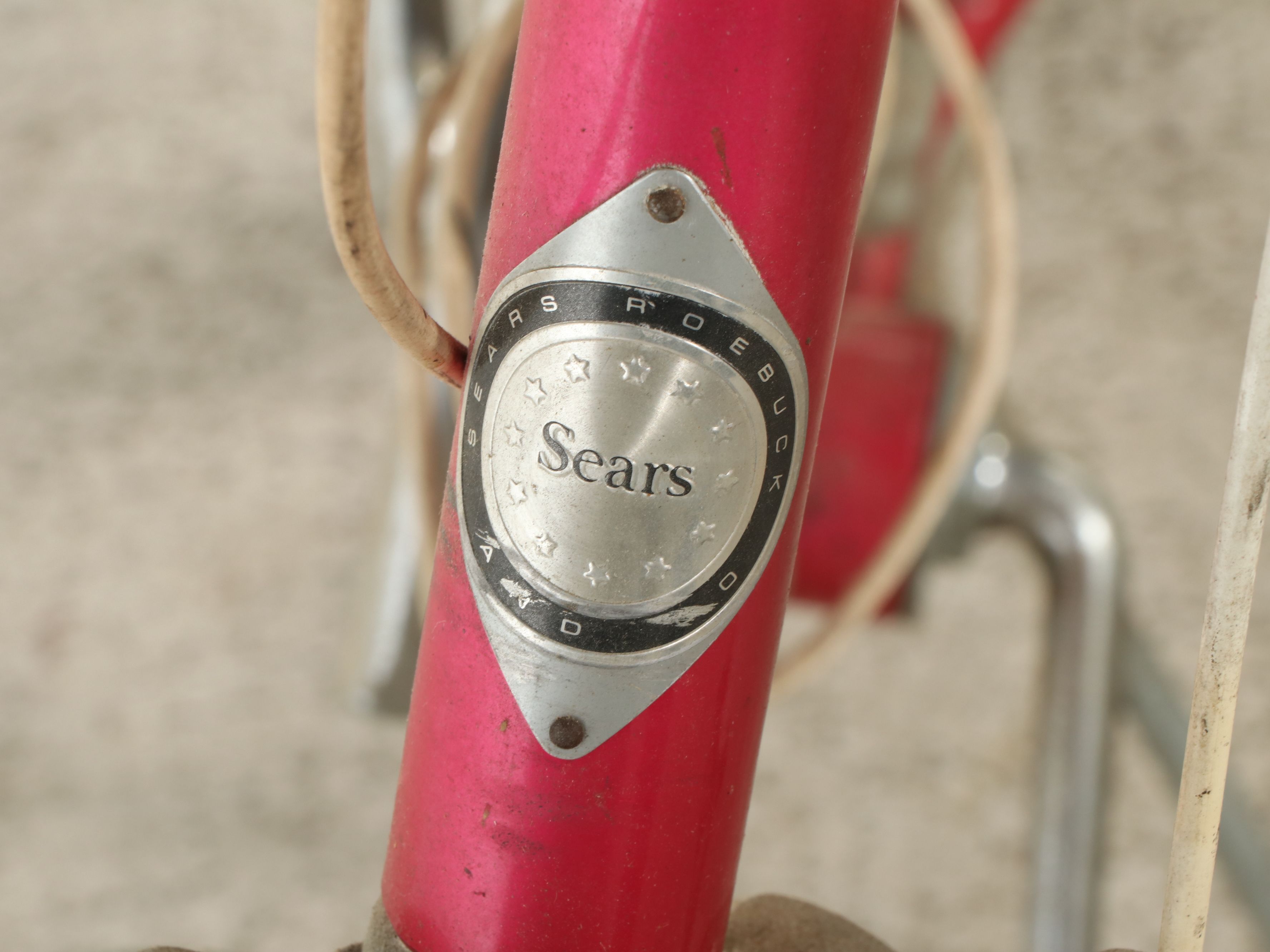 Sears Roebuck and Co. Red Banana Seat Cruiser, Mid-20th Century